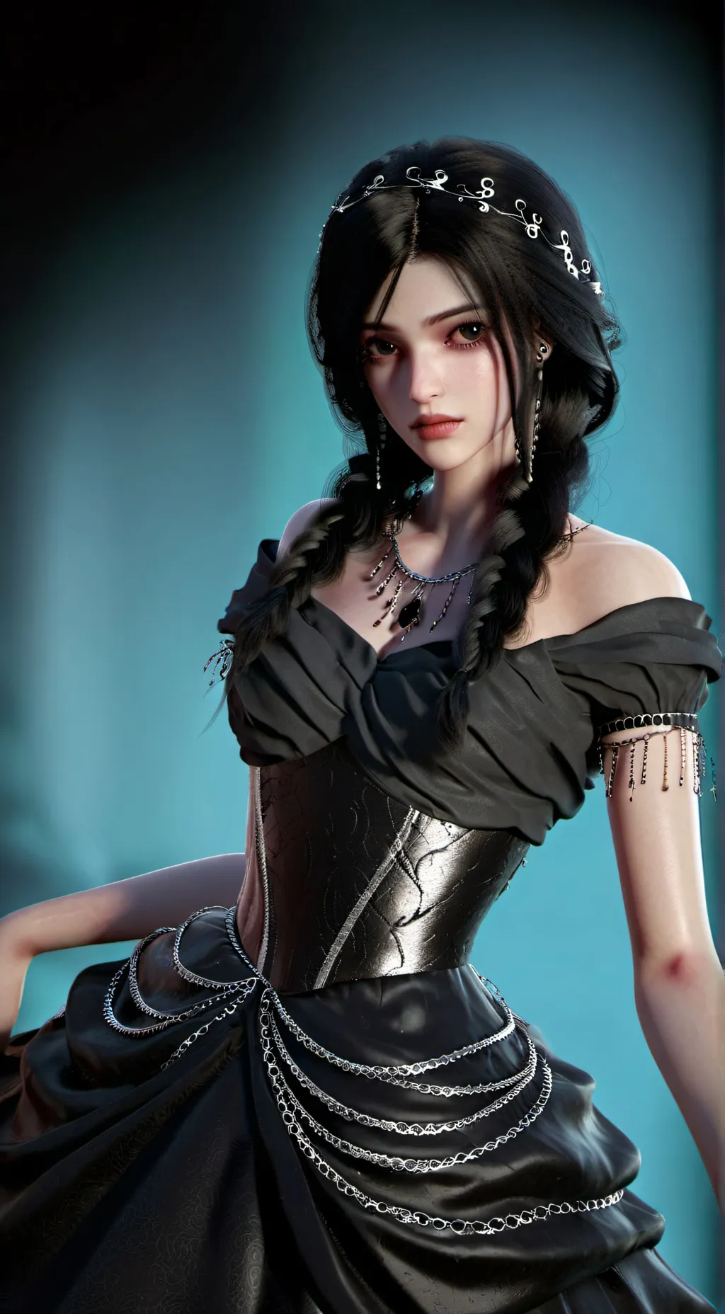 ai character: Wednesday Addams background