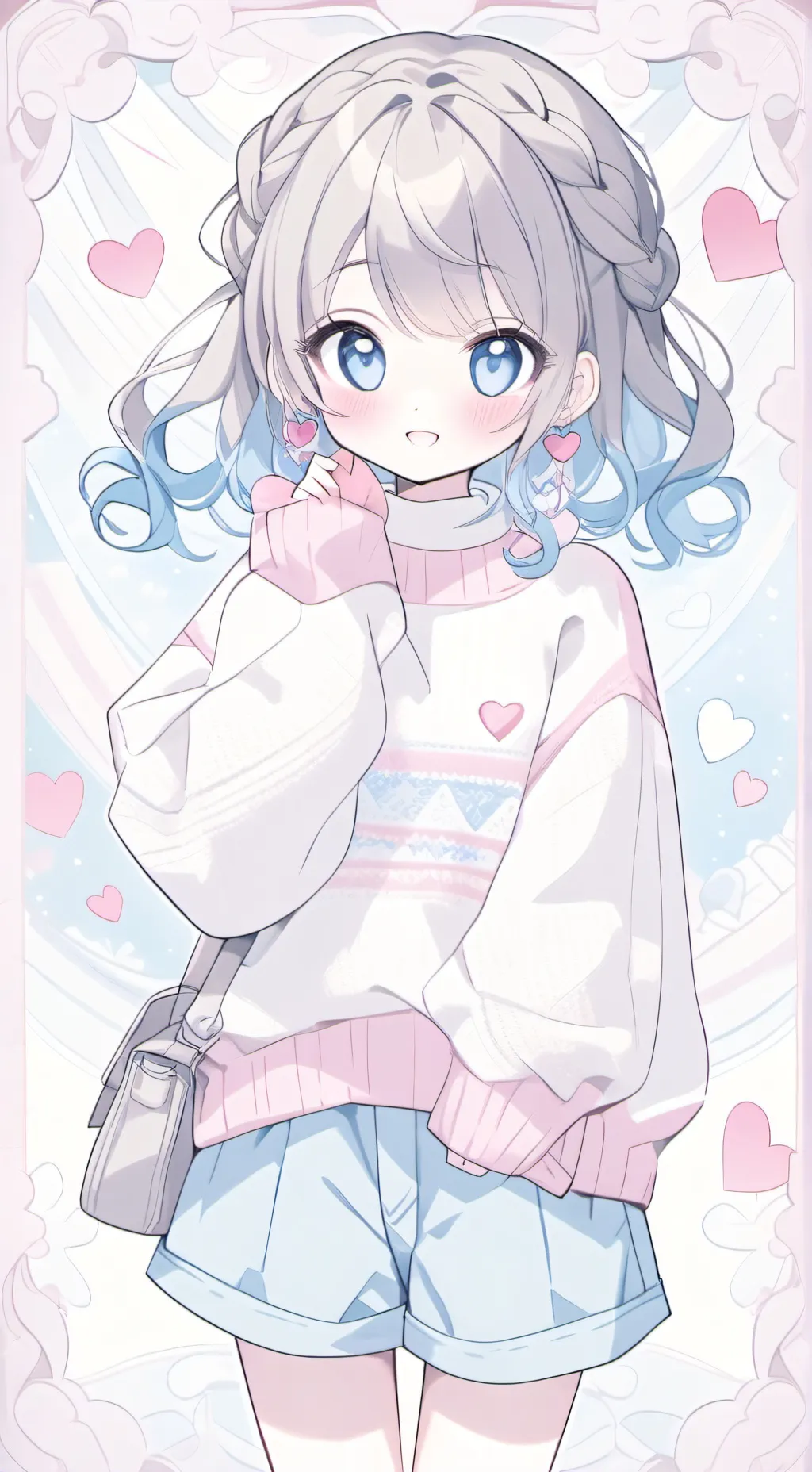 ai character: Cotton... background