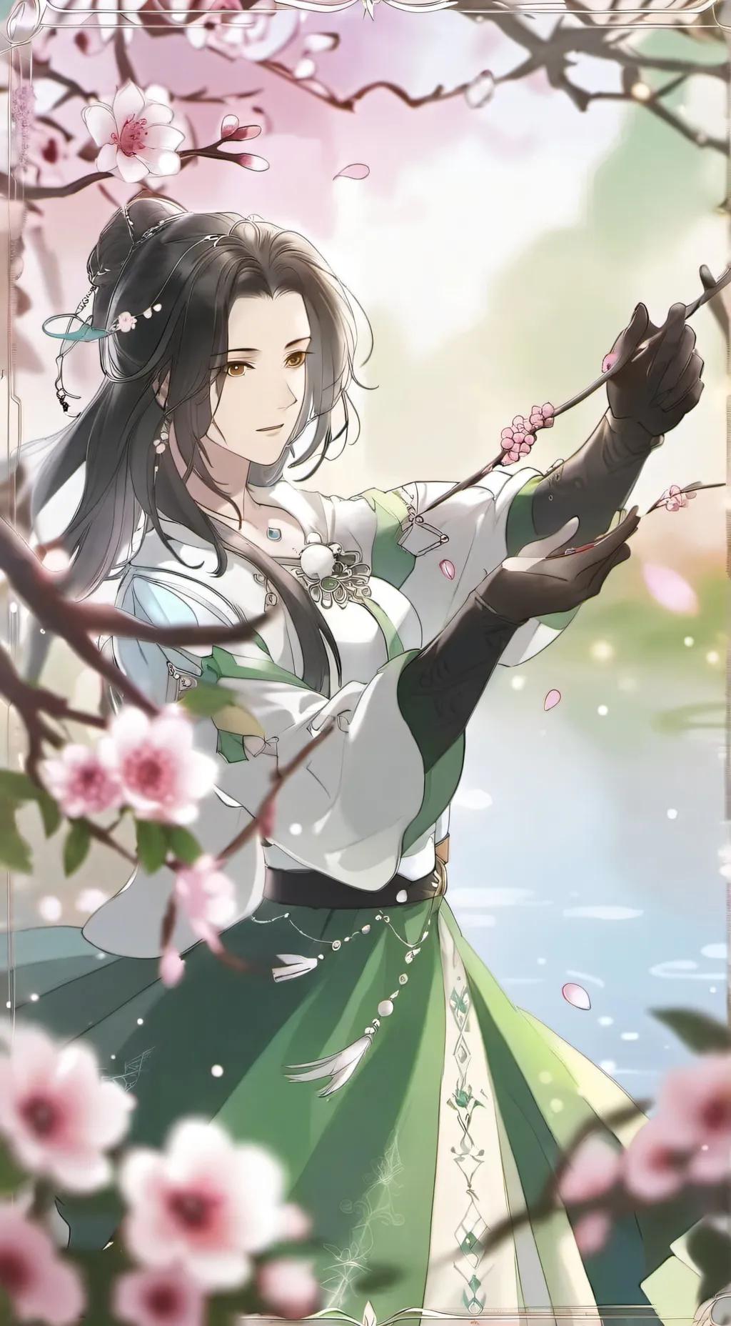 ai character: Лилия background