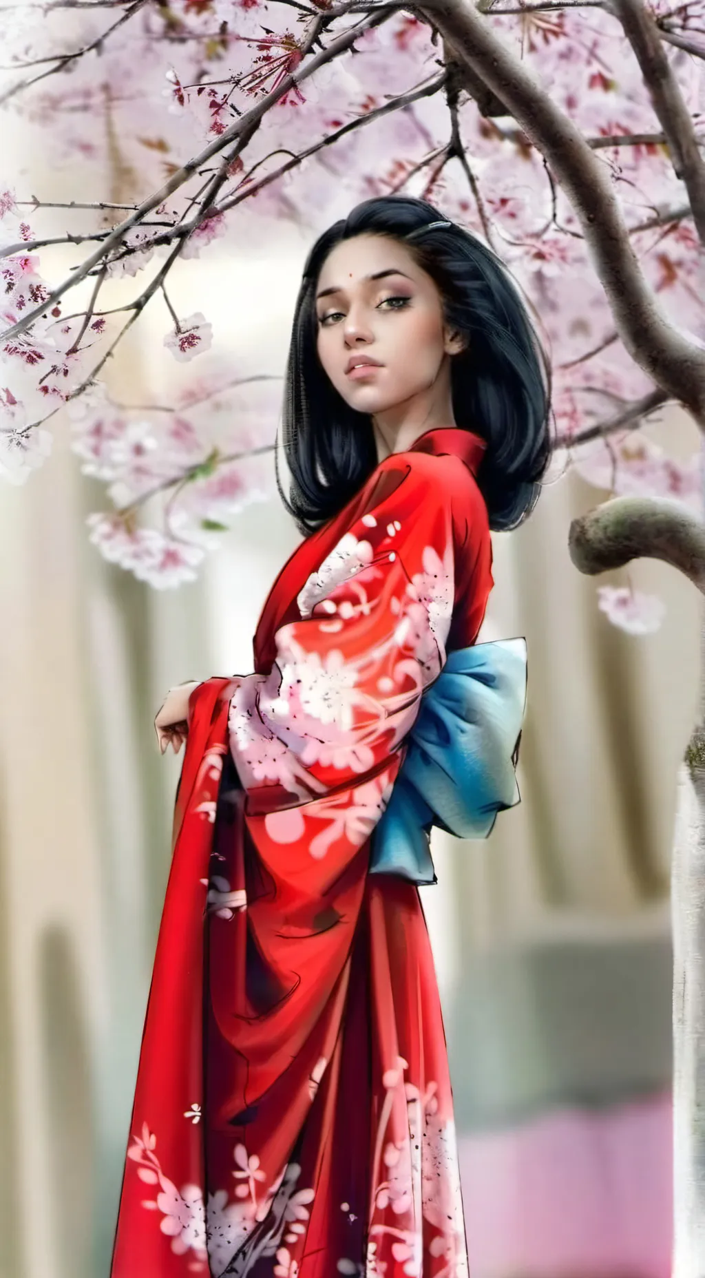 ai character: Morgan Kelley Thigpen background