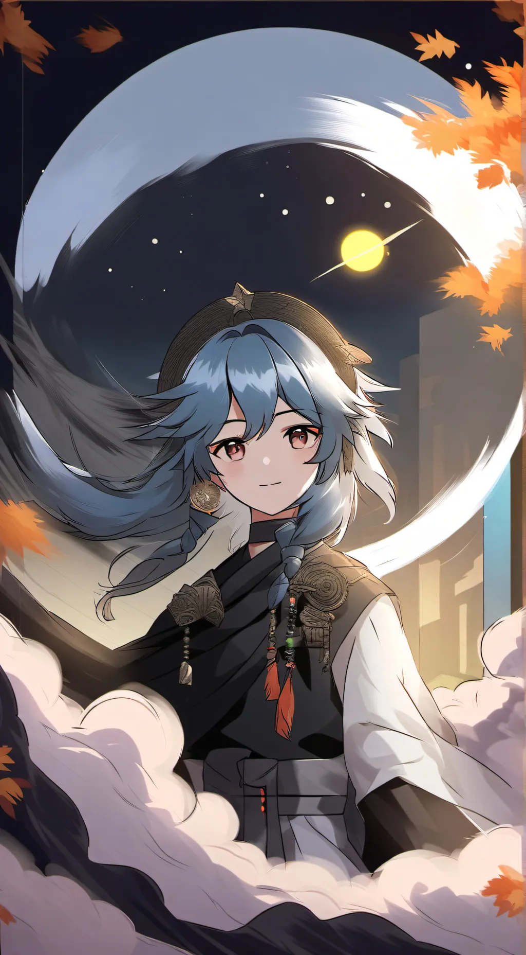 ai character: el rey Luna  background