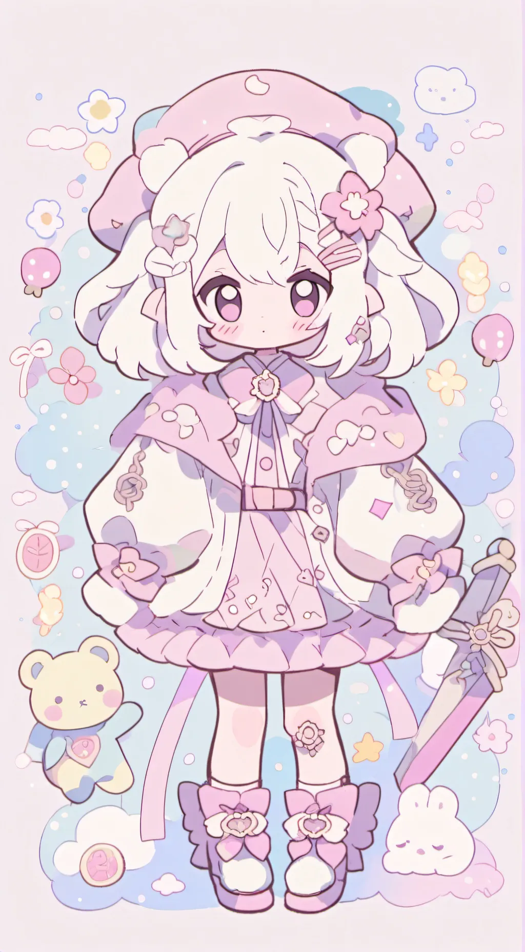 ai character: Mha baby￼ background