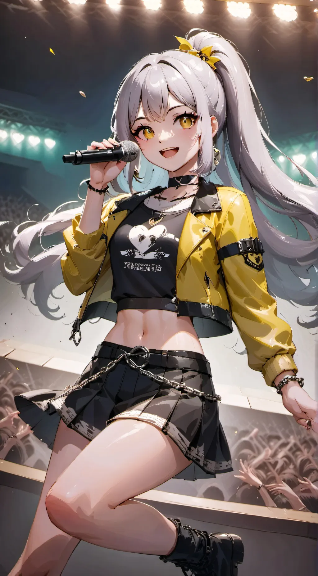 ai character: MHA CONCERT background