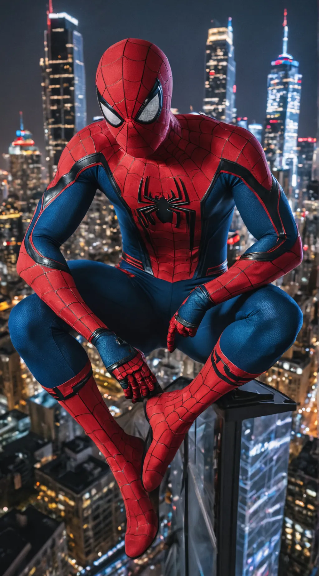 ai character: Spiderman background