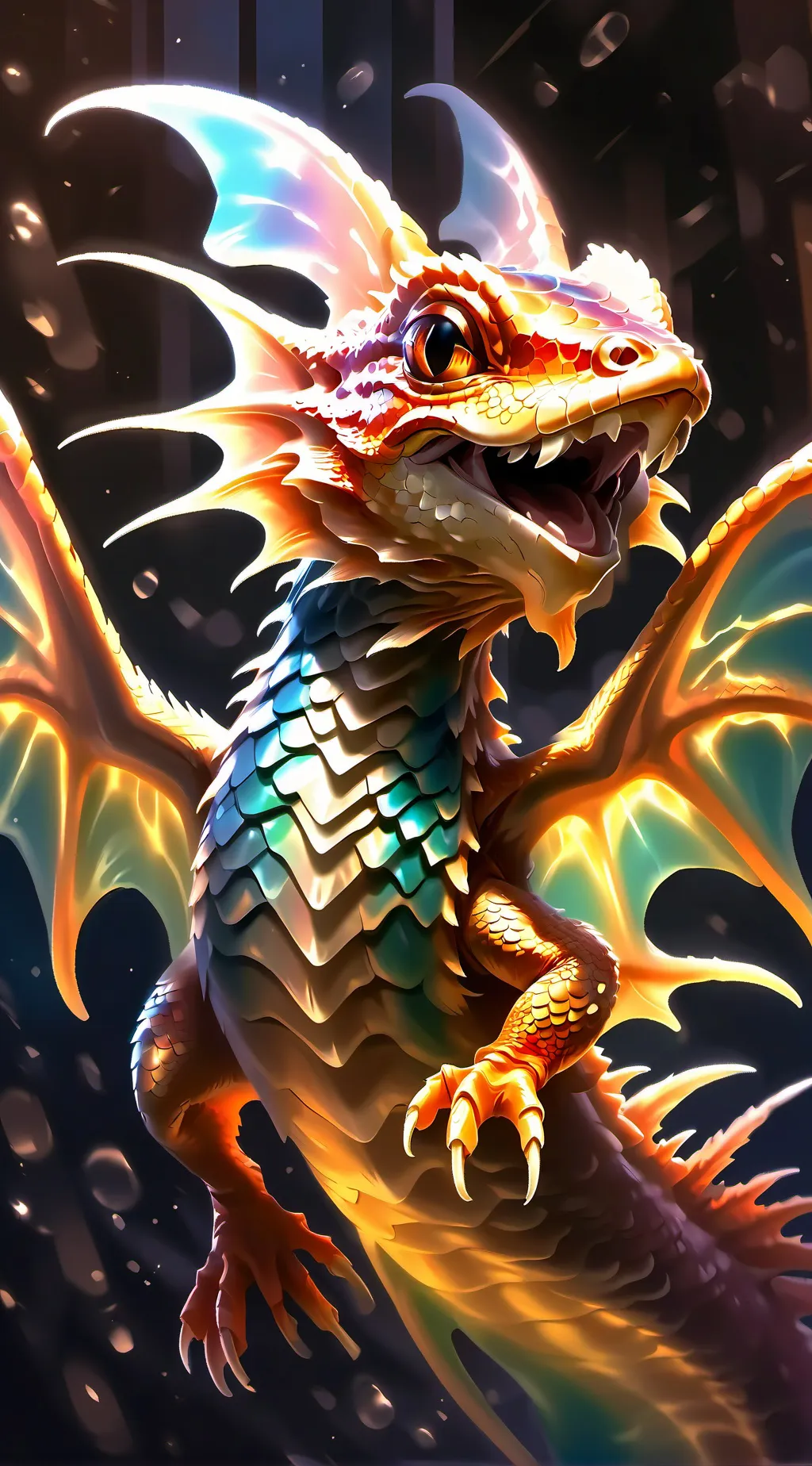 ai character: Scaley McScaleface background
