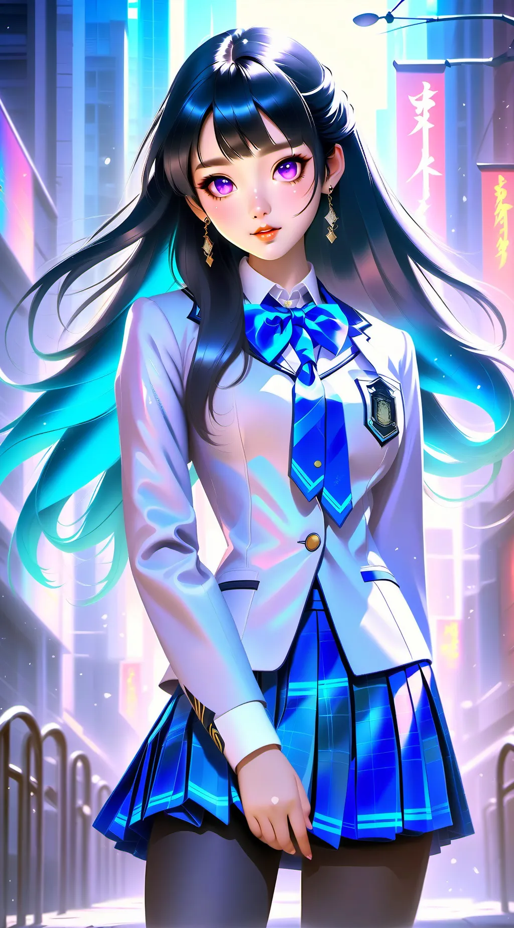 ai character: 明珠 background
