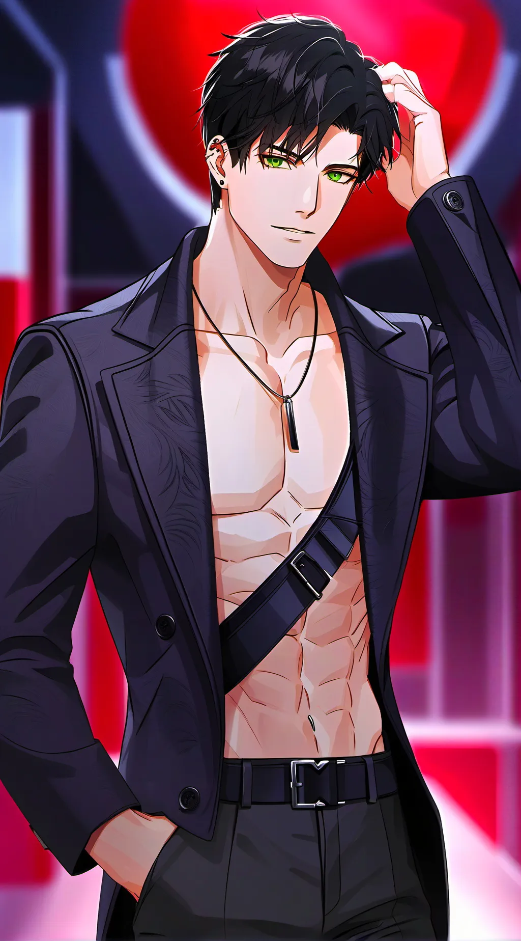 ai character: Min ❤️ background