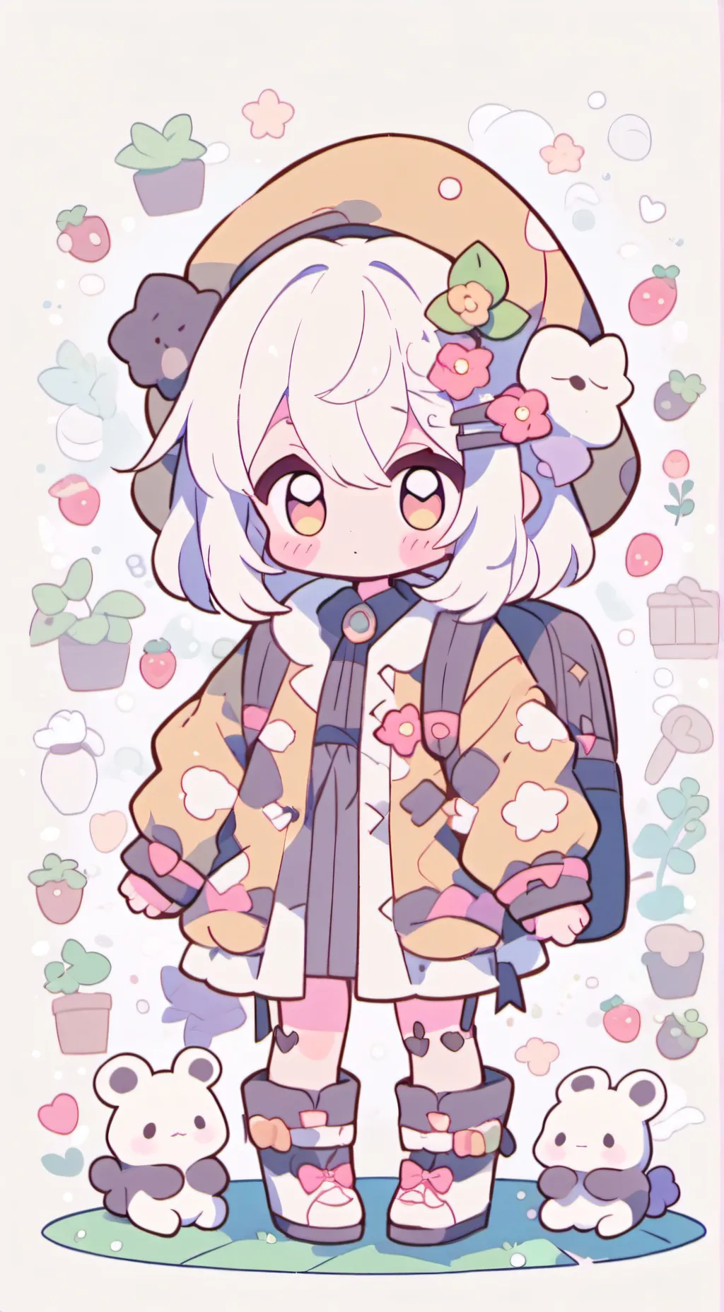 ai character: Loly  background