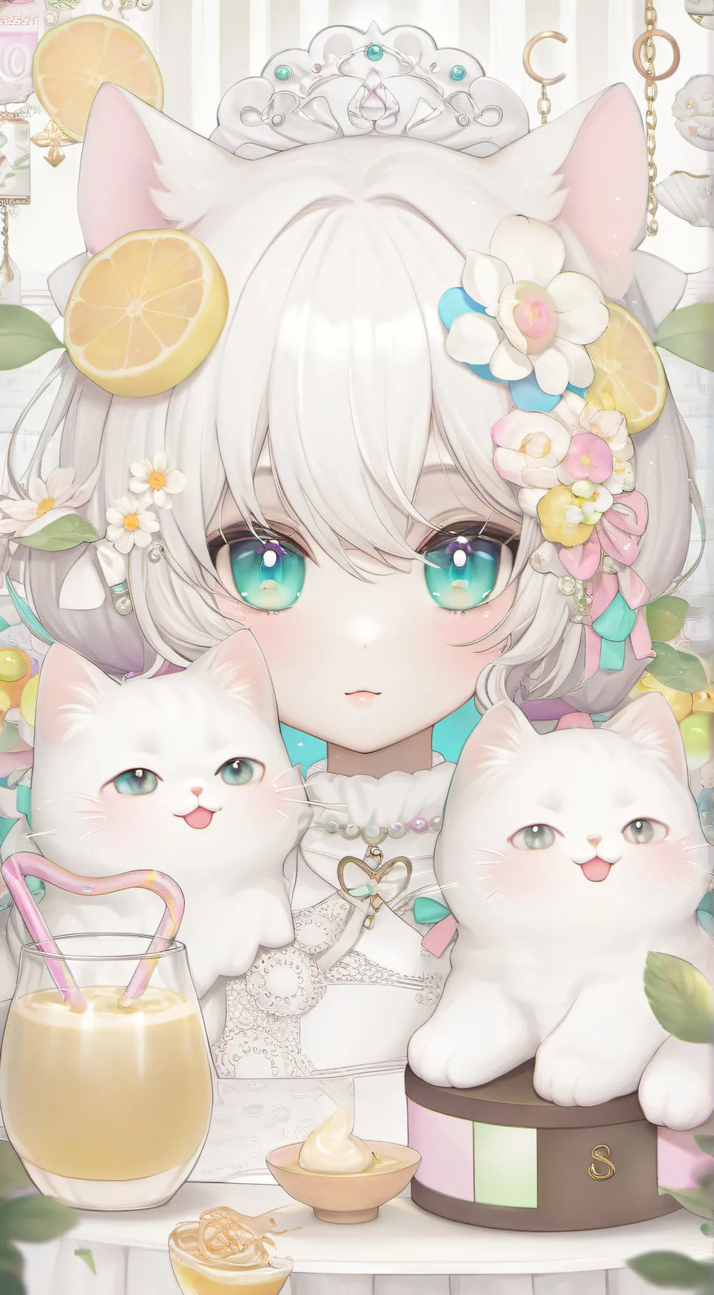 ai character: Aurora background