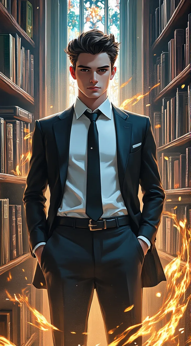 ai character: Emmett vampire  background