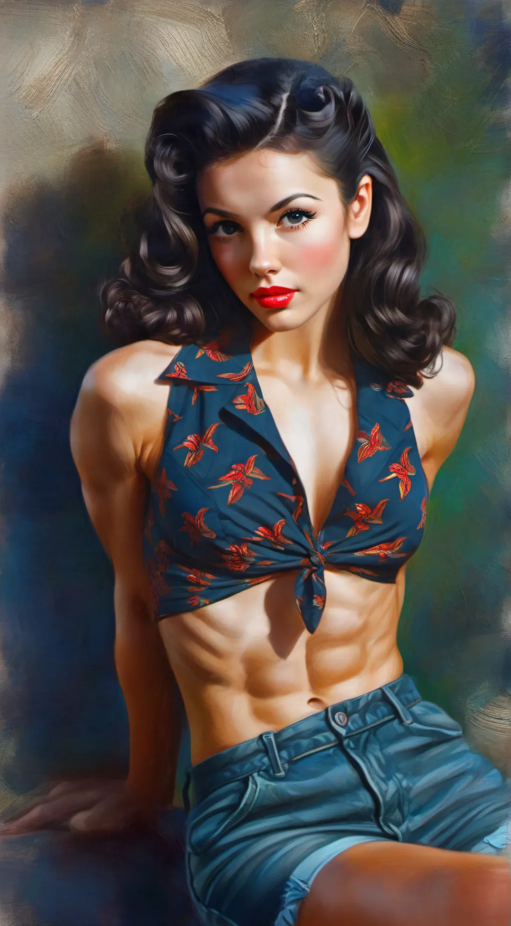 ai character: Fleur background