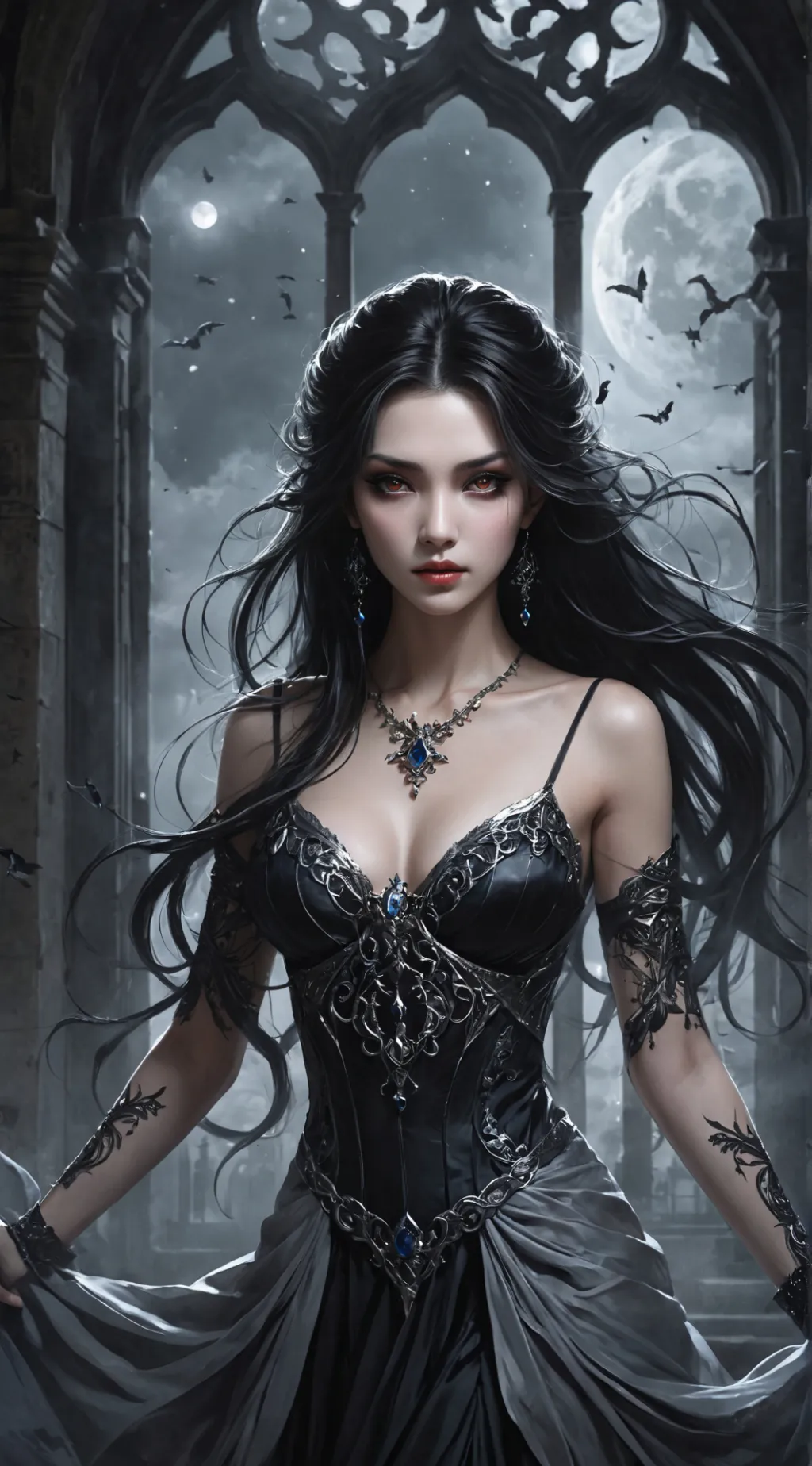ai character: Selene background