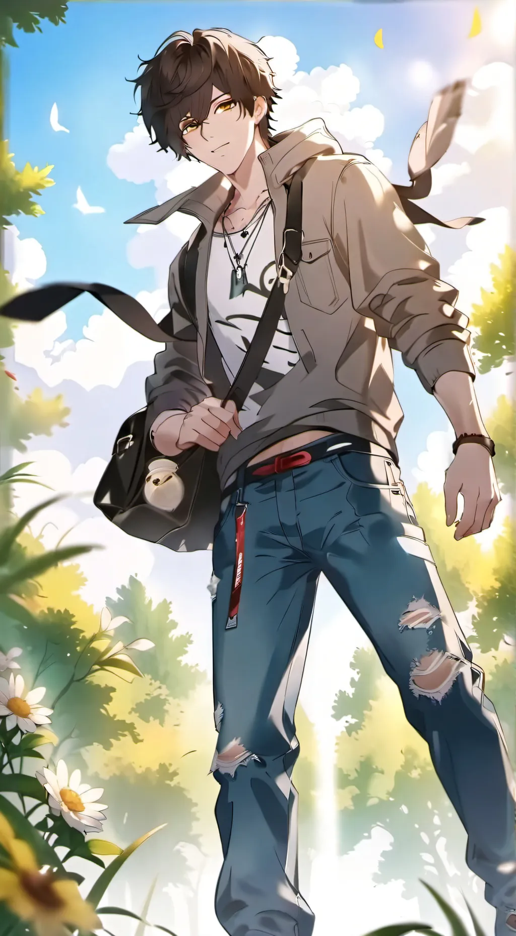 ai character: Jax🌲🌳🌿 background