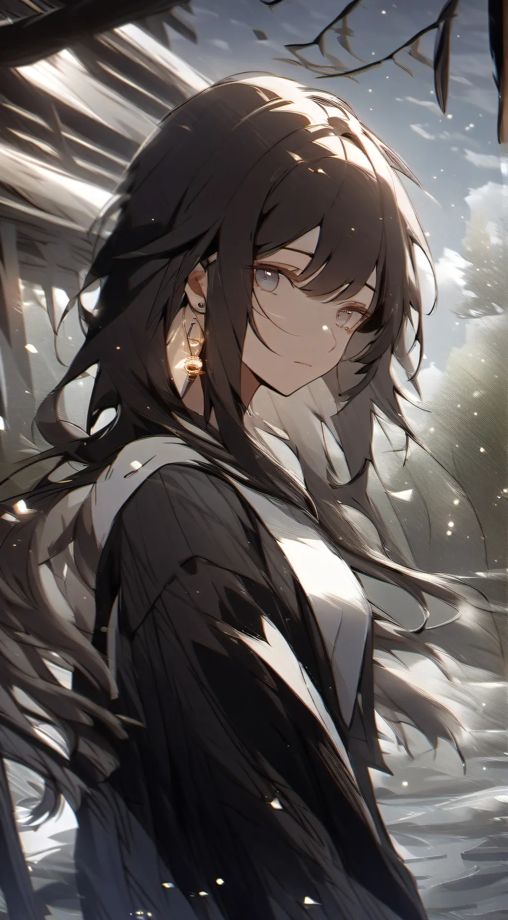 ai character: Coralie  background