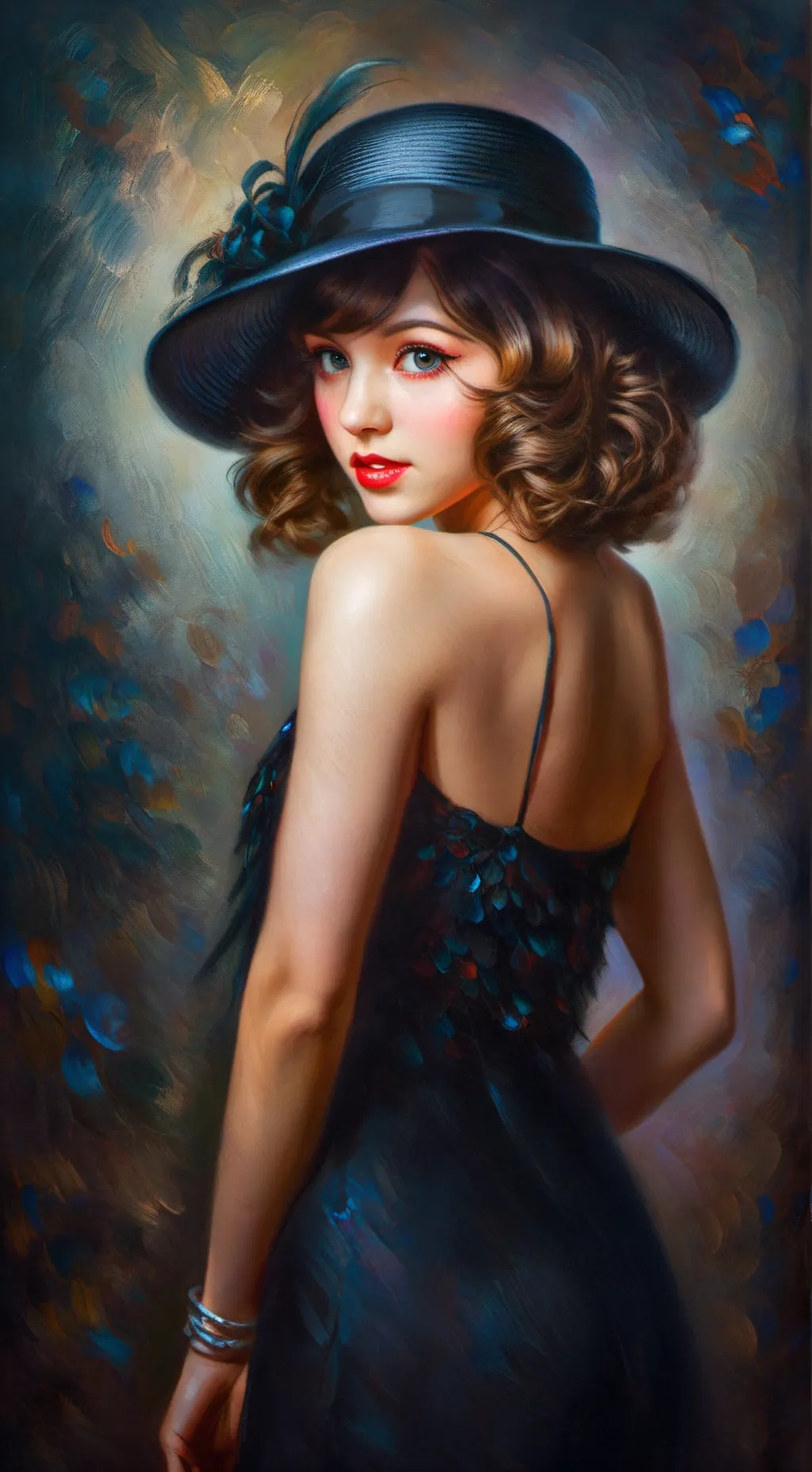 ai character: Ethel Crandell  background