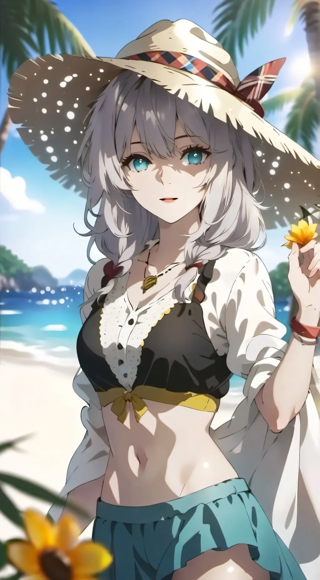 ai character: 💐 Alejandra 💐 background