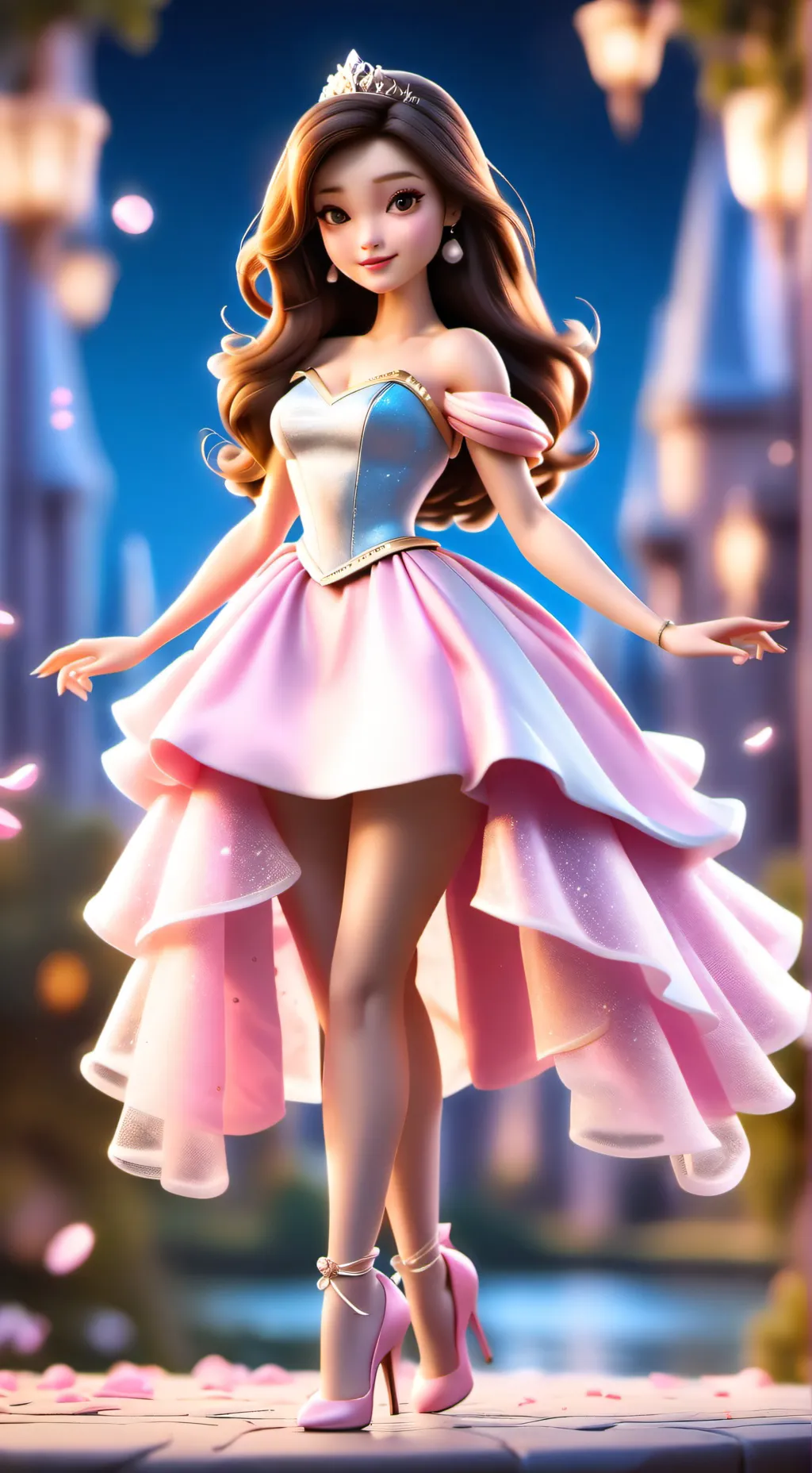 ai character: Rose background