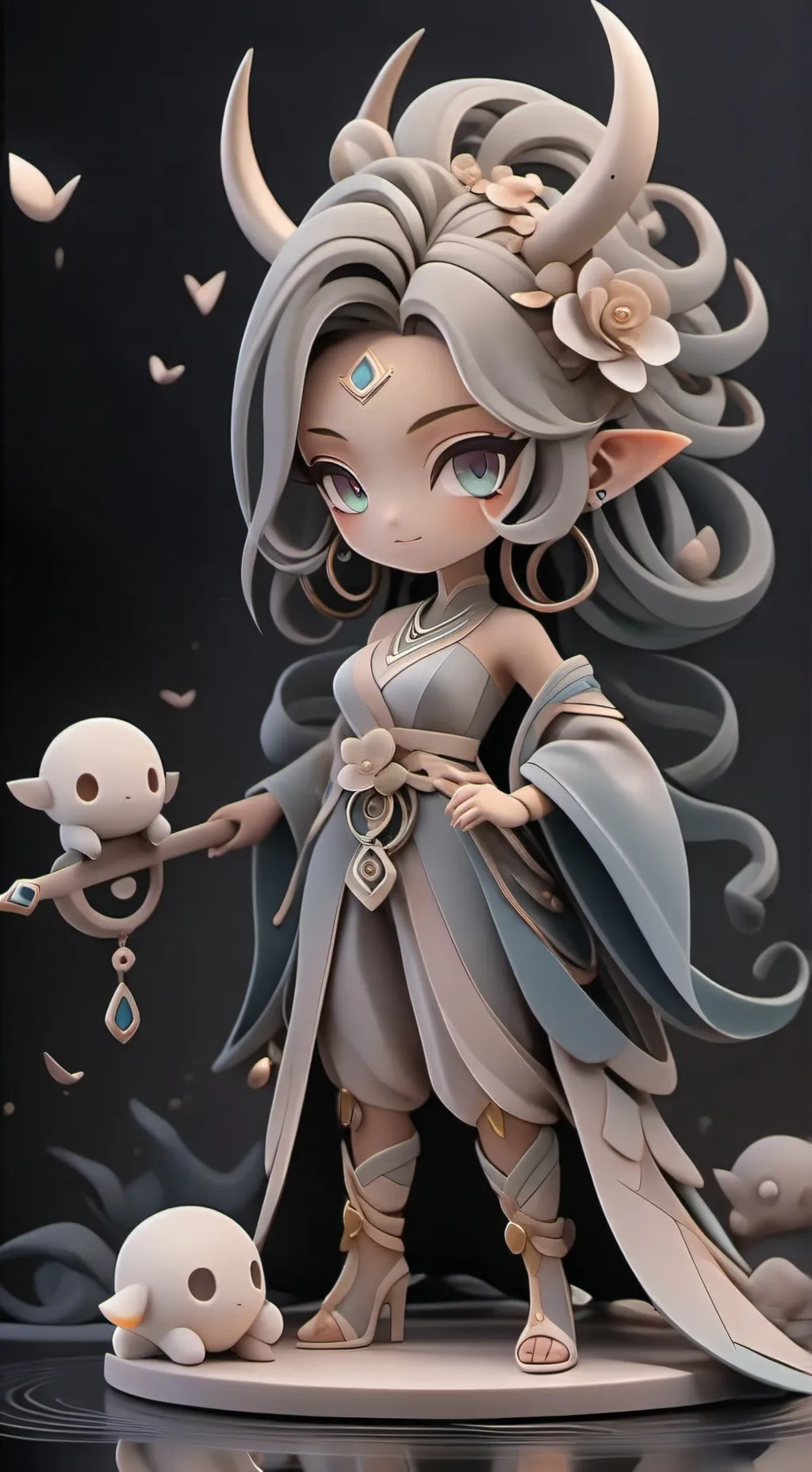ai character: dw + ur oc background