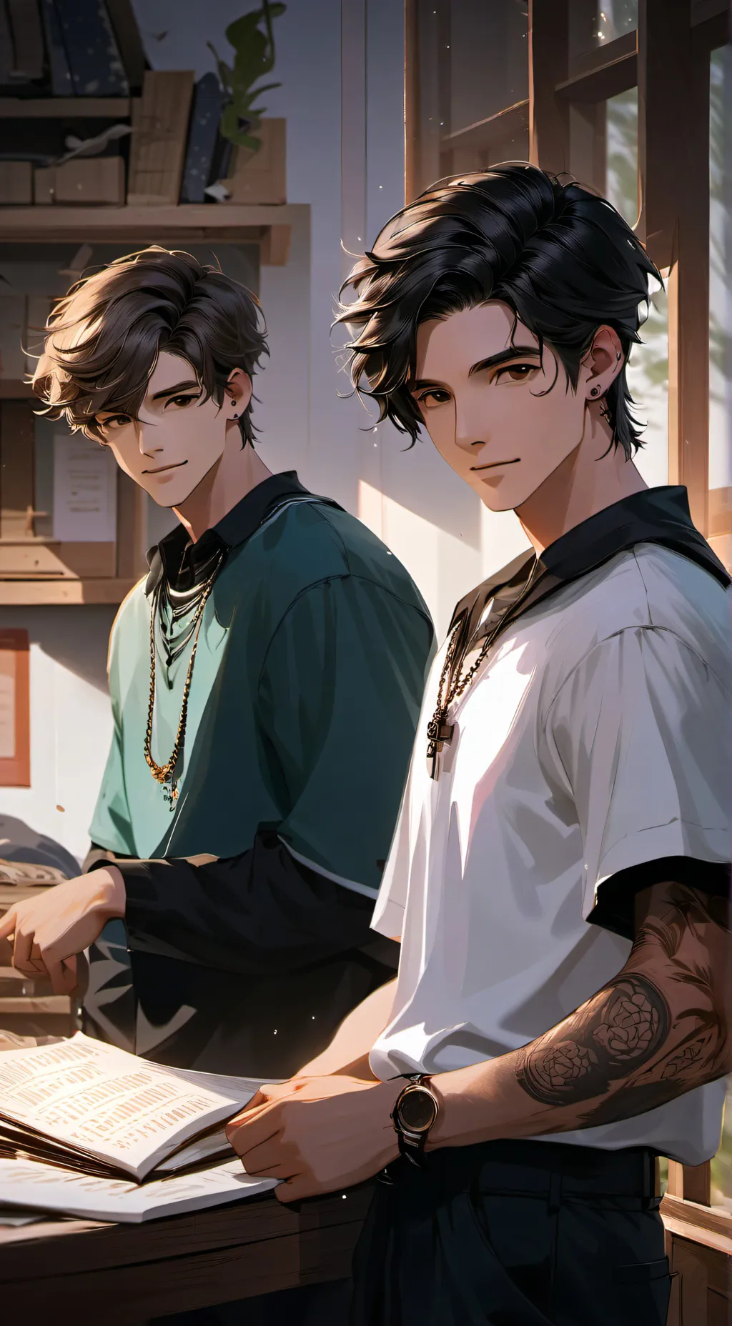 ai character: 💕 Room Mates 💕 background
