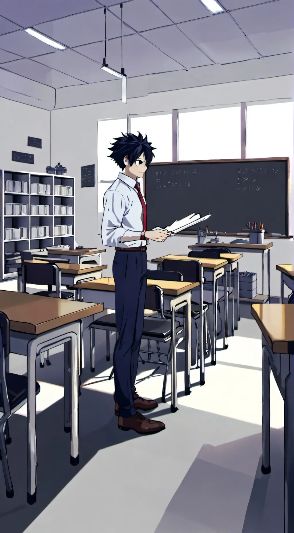 ai character: Mha injured Aizawa background
