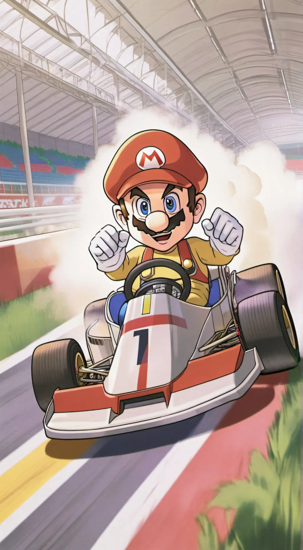 ai character: Mario Kart background