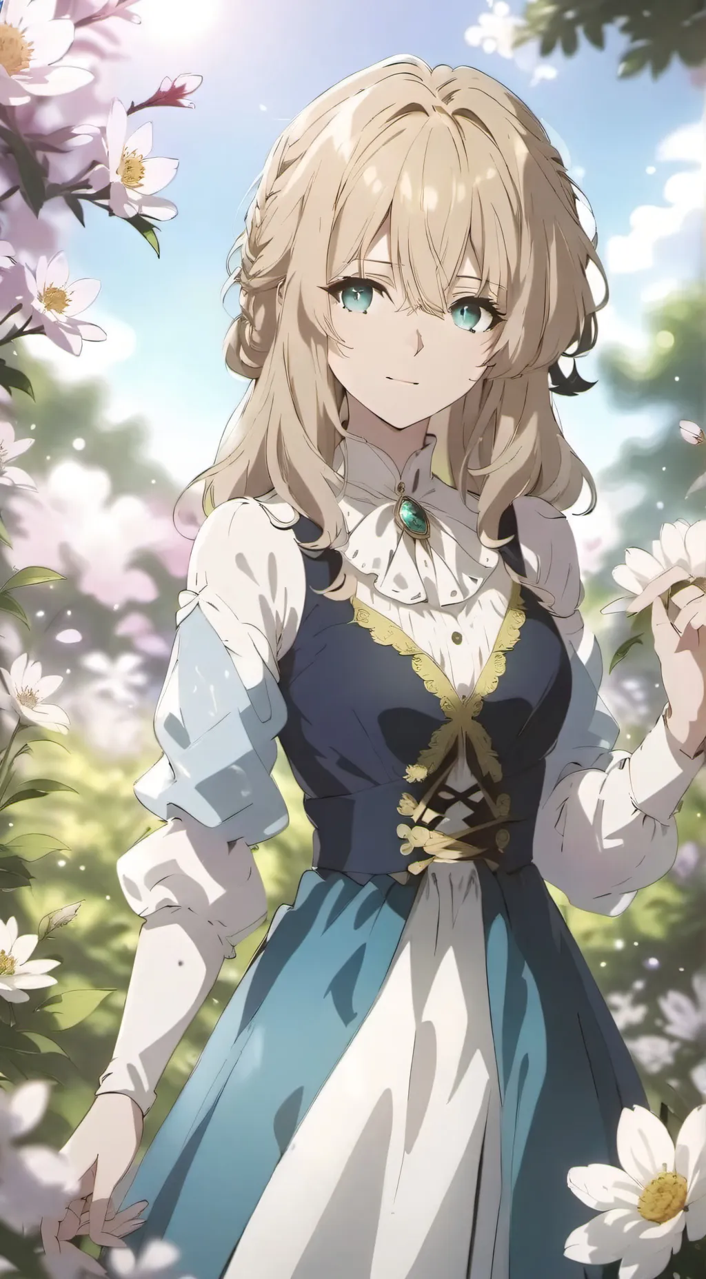 ai character: Sunny background