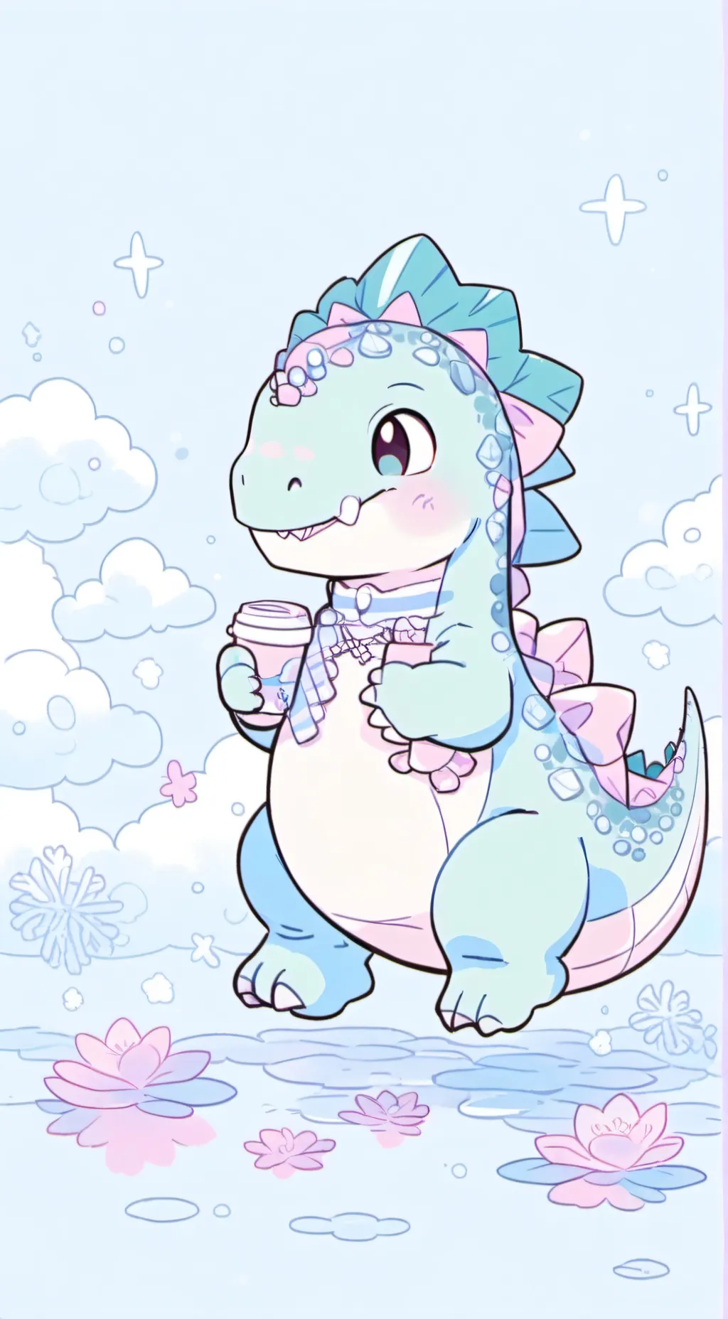 ai character: Dinosaur background
