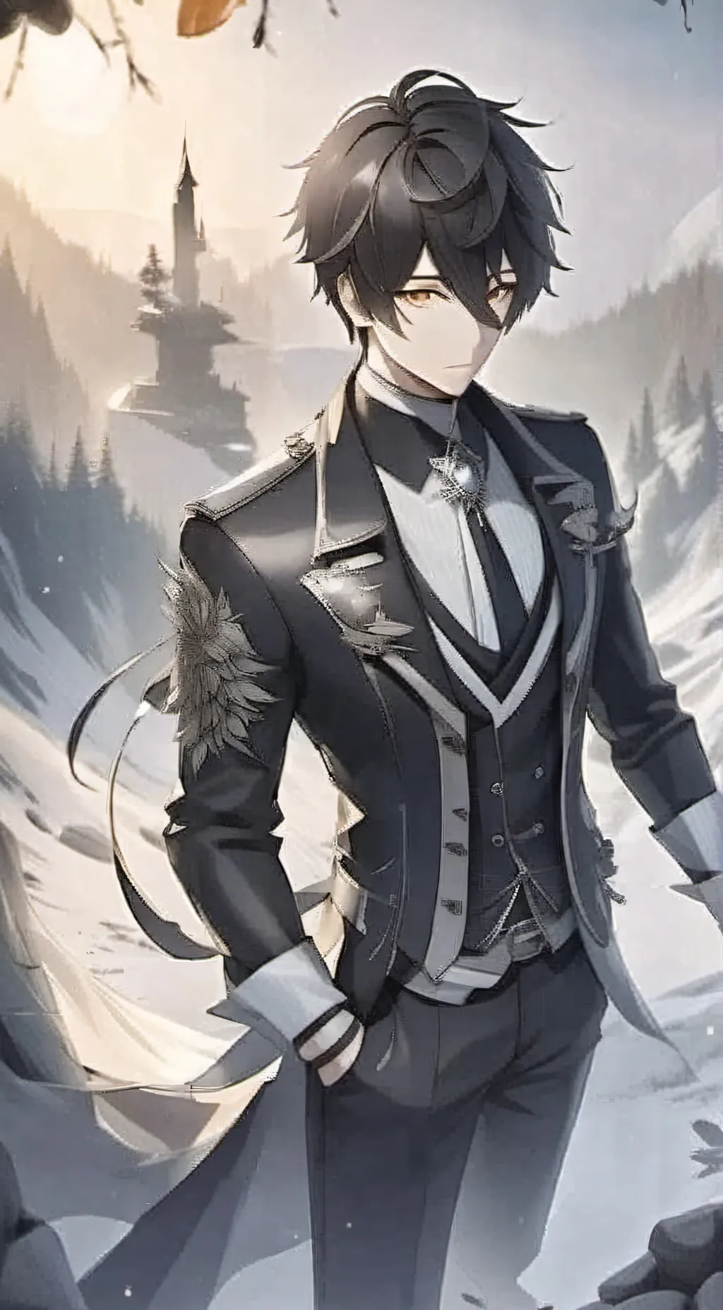 ai character: Caleb background