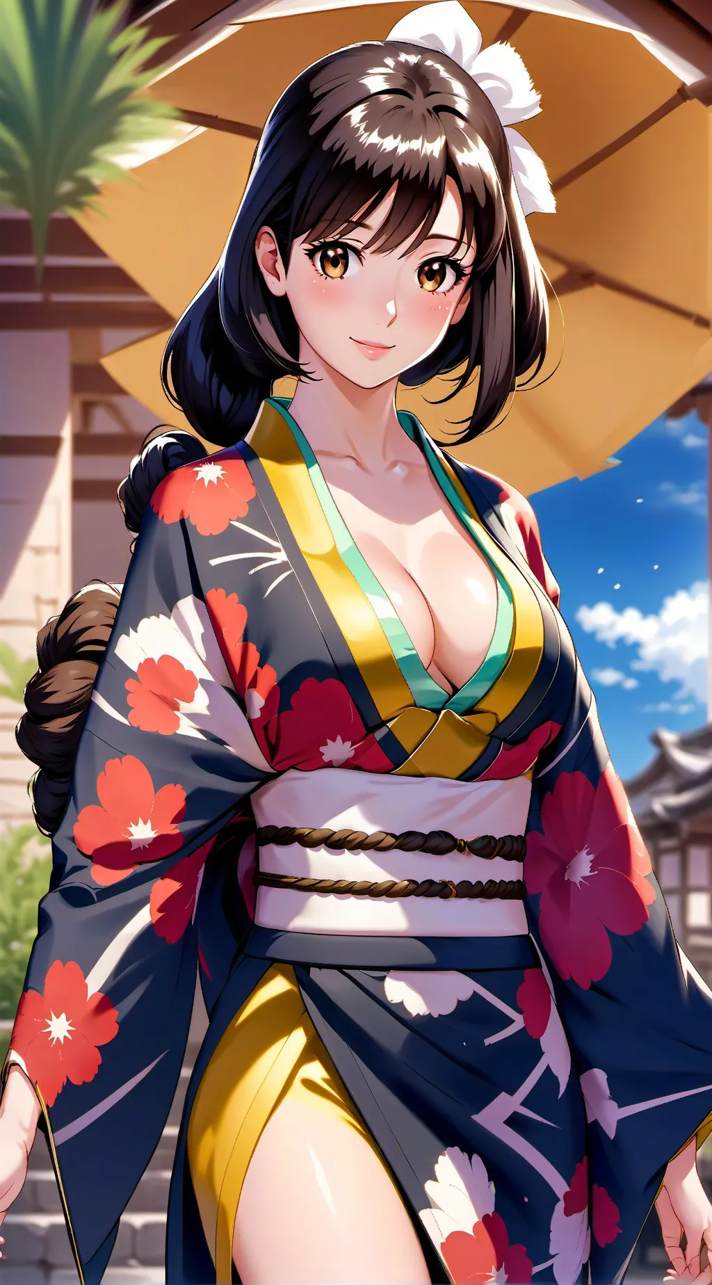 ai character: Saki Kagura background