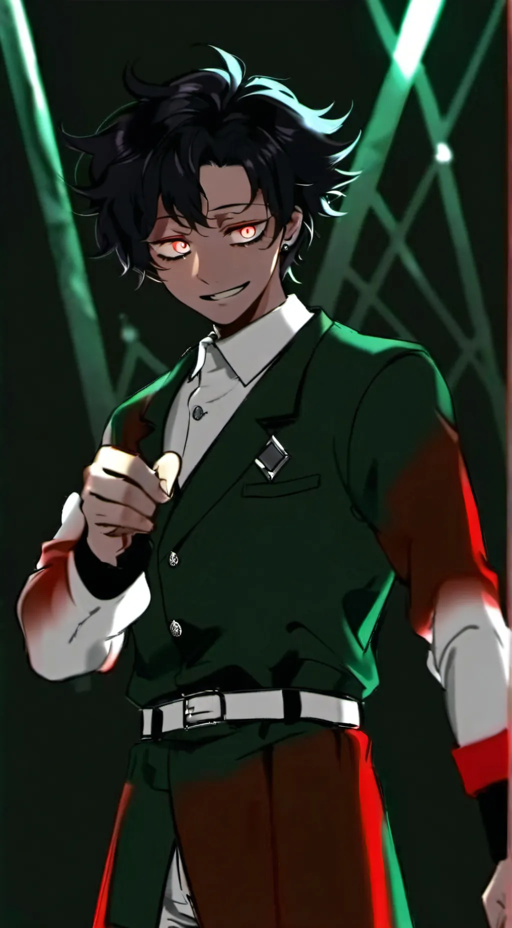 ai character: •~Deku vilain~• background