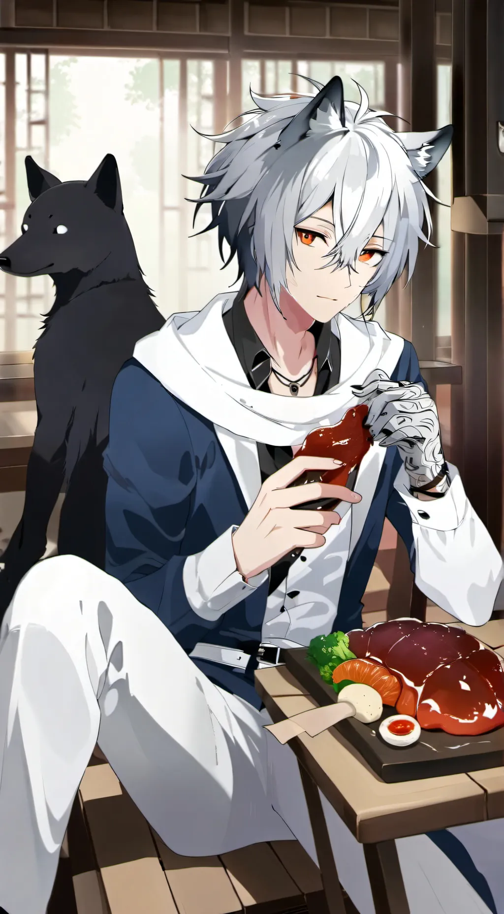 ai character: ~{ Shrine }~ background