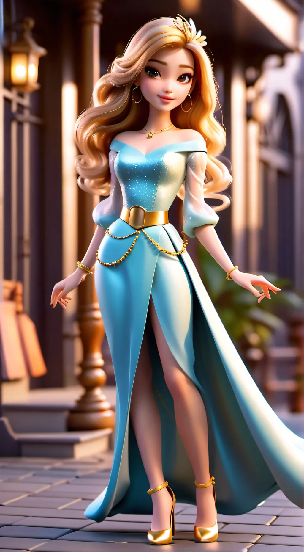 ai character: Marie background
