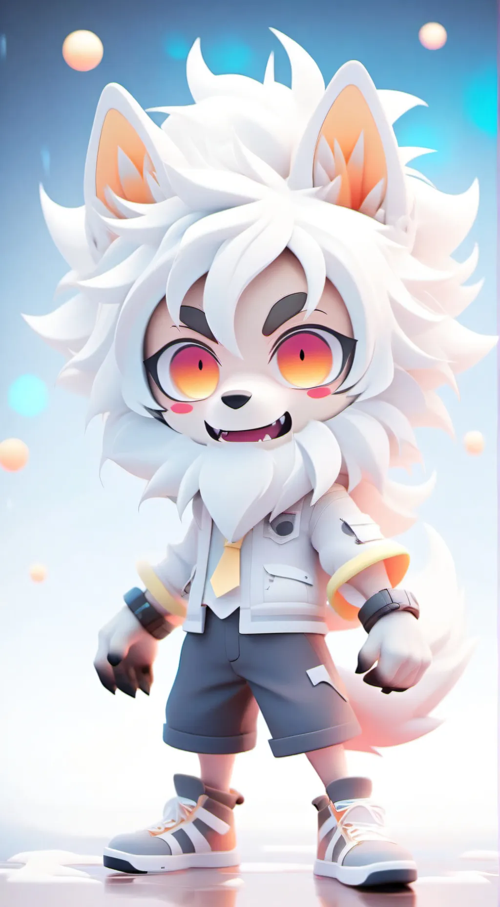 ai character: sprunki werewolf 3 background