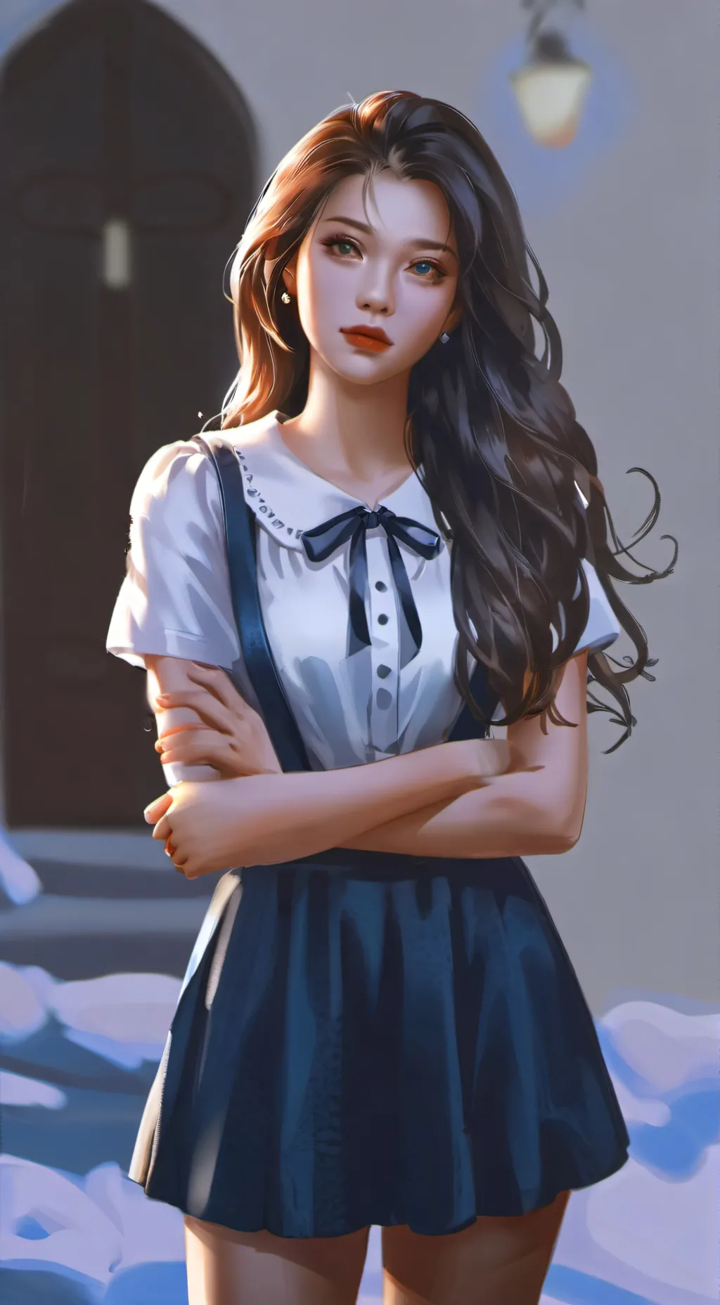 ai character: Noelly Mbuyu  background