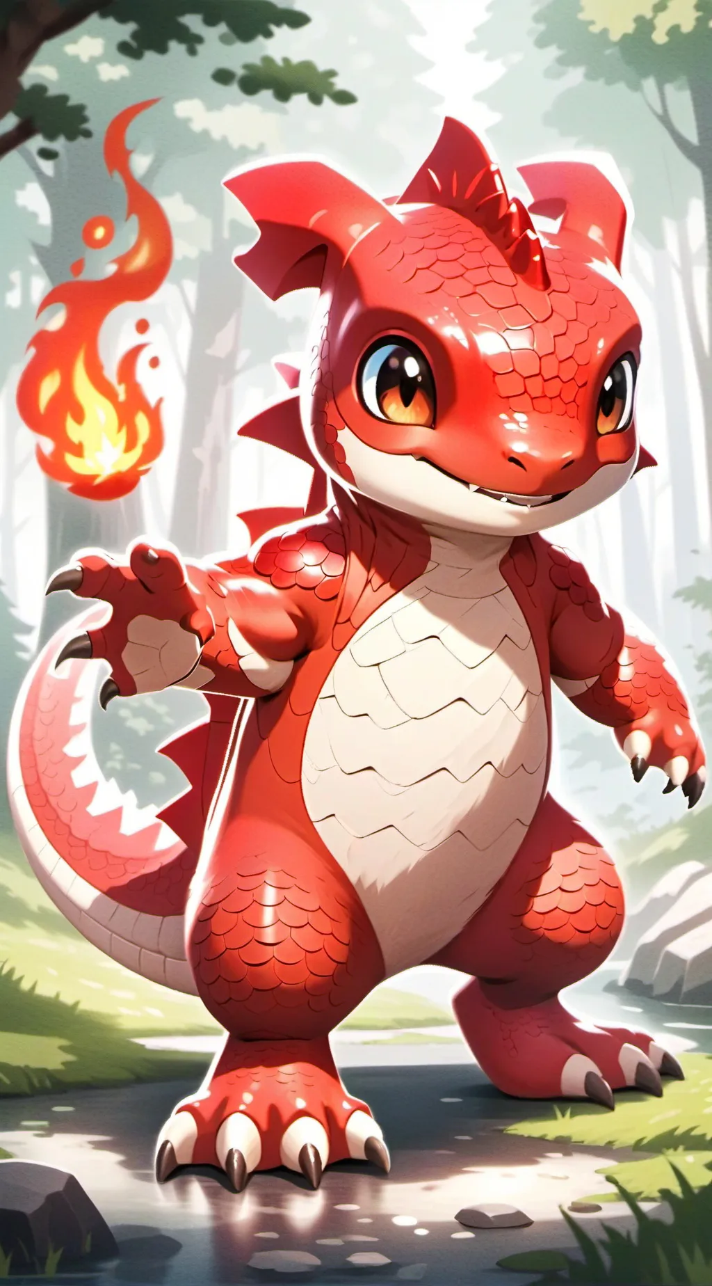 ai character: Charmeleon  background