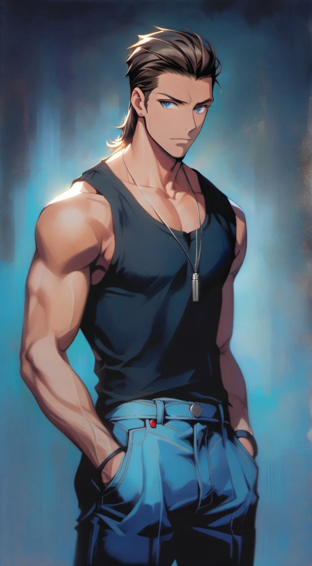 ai character: Gavin Valence  background