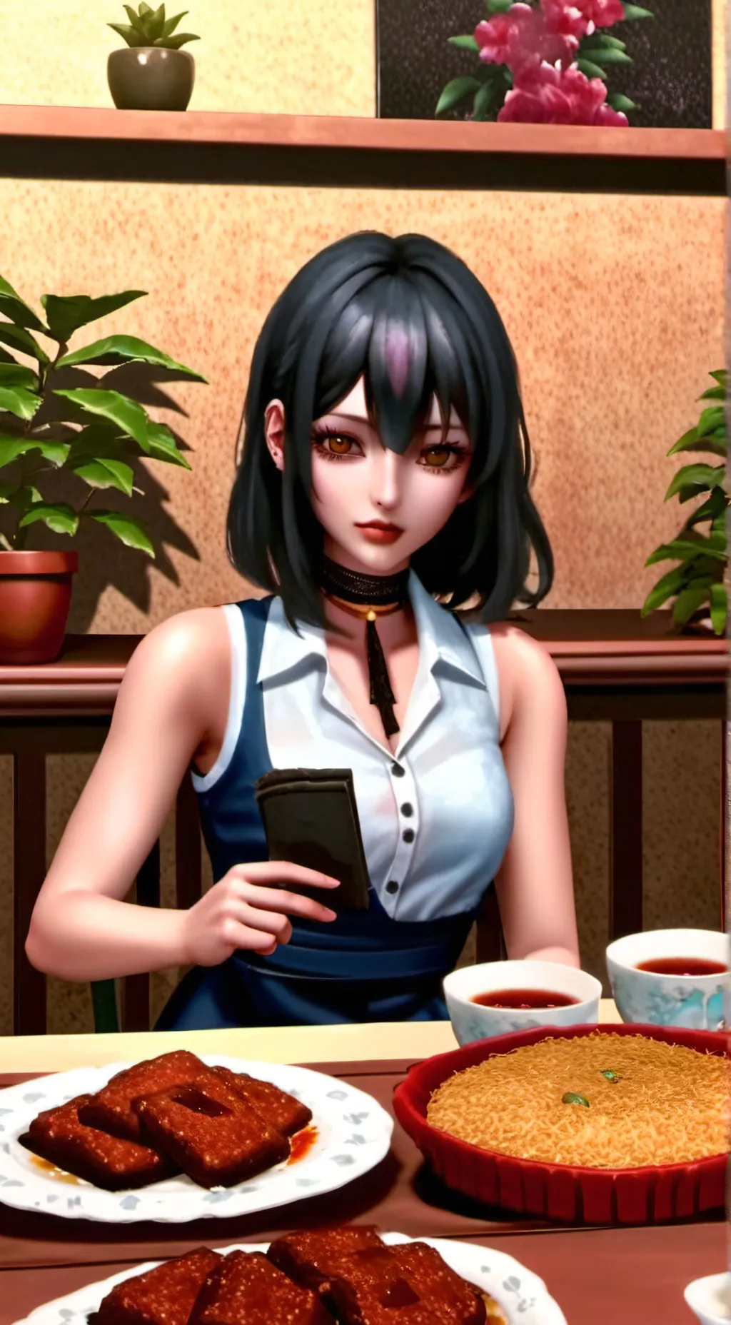 ai character: mha  background