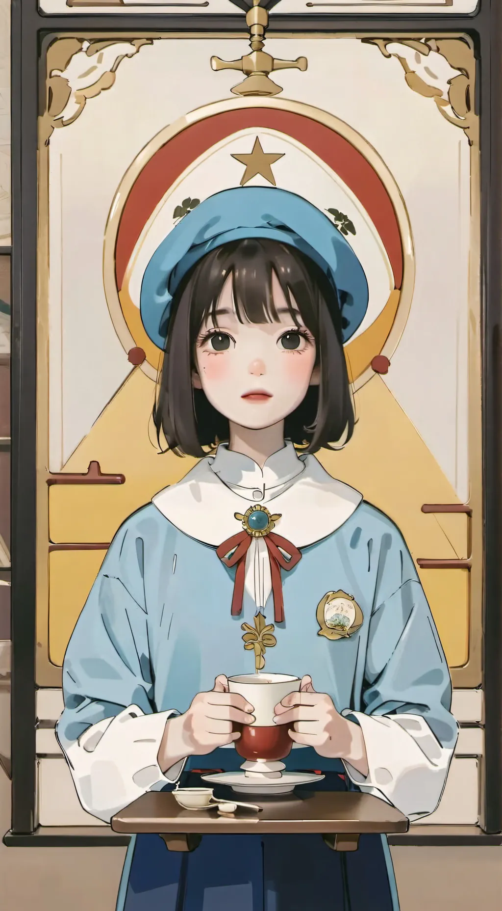 ai character: Лиза background