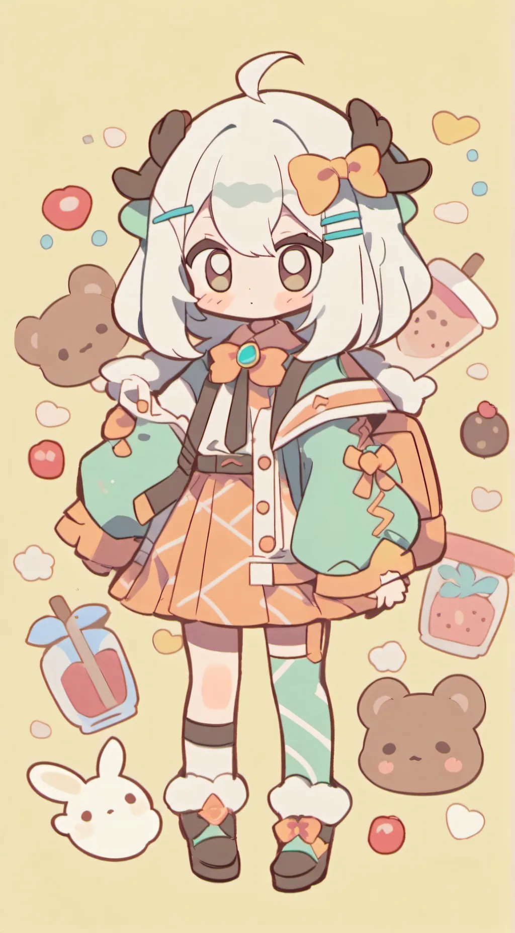 ai character: BLACKPINK Lisa background