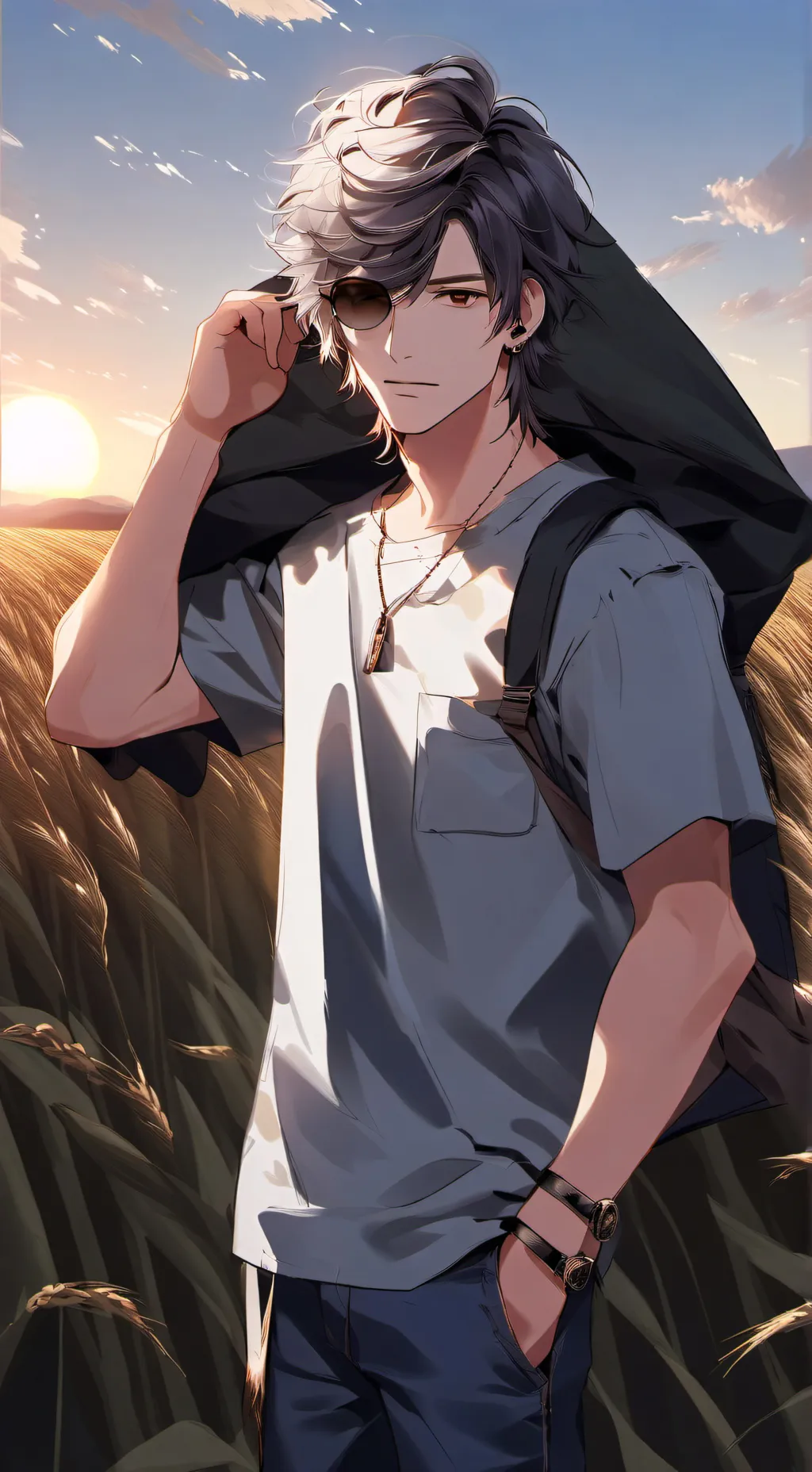 ai character: KAI BEING BEAT UP background