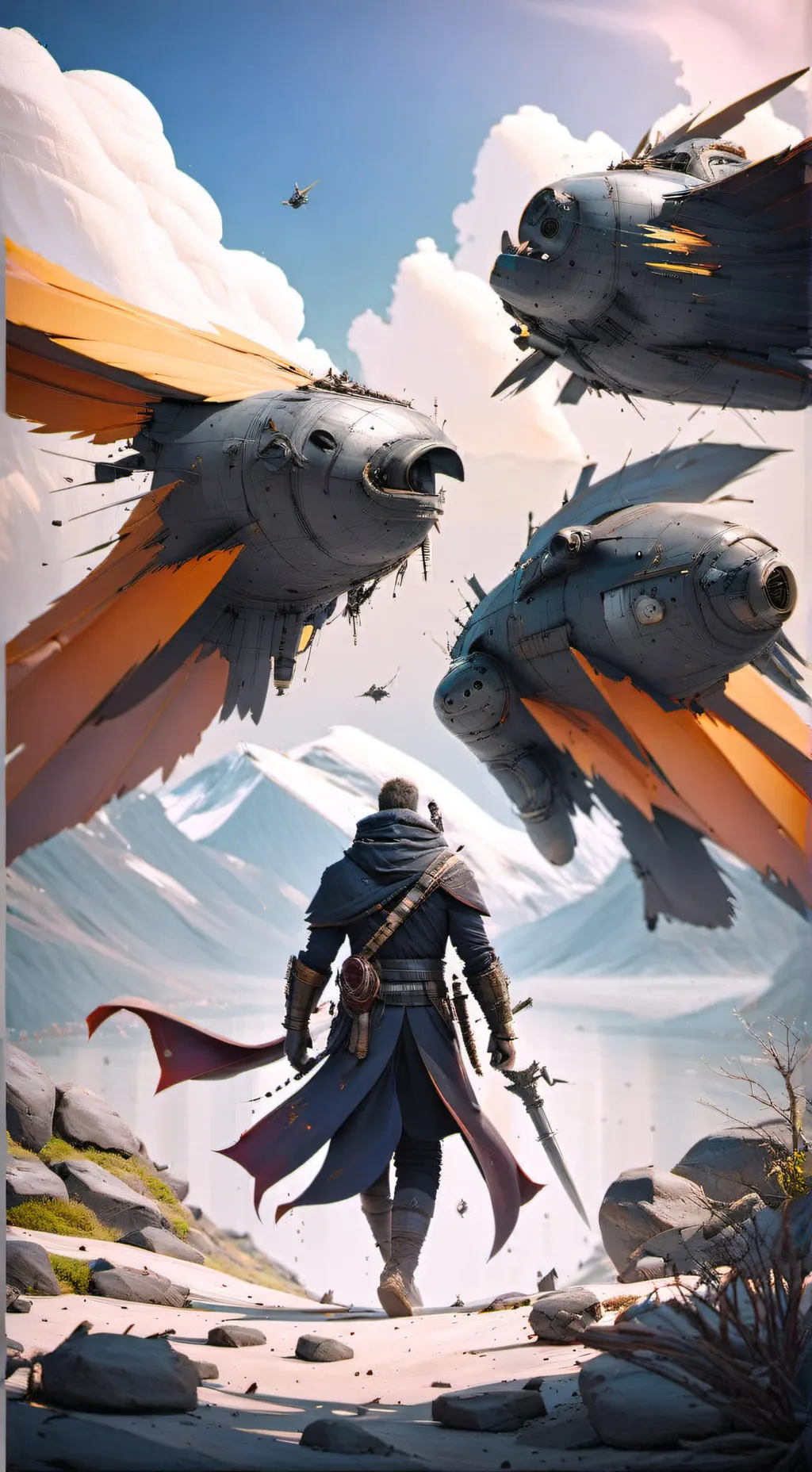 ai character: MHA apocalypse background