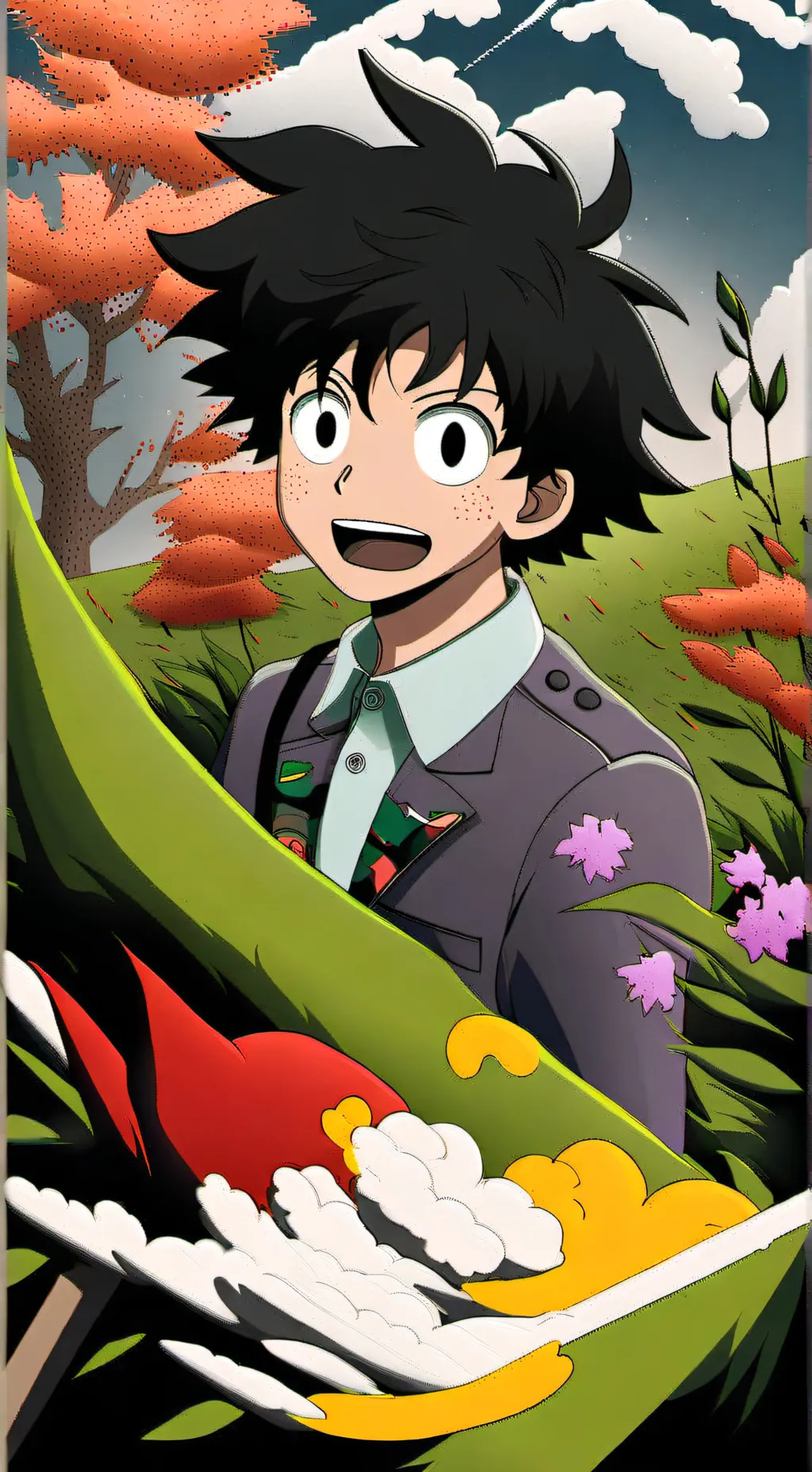 ai character: MHA Izuku/deku  background