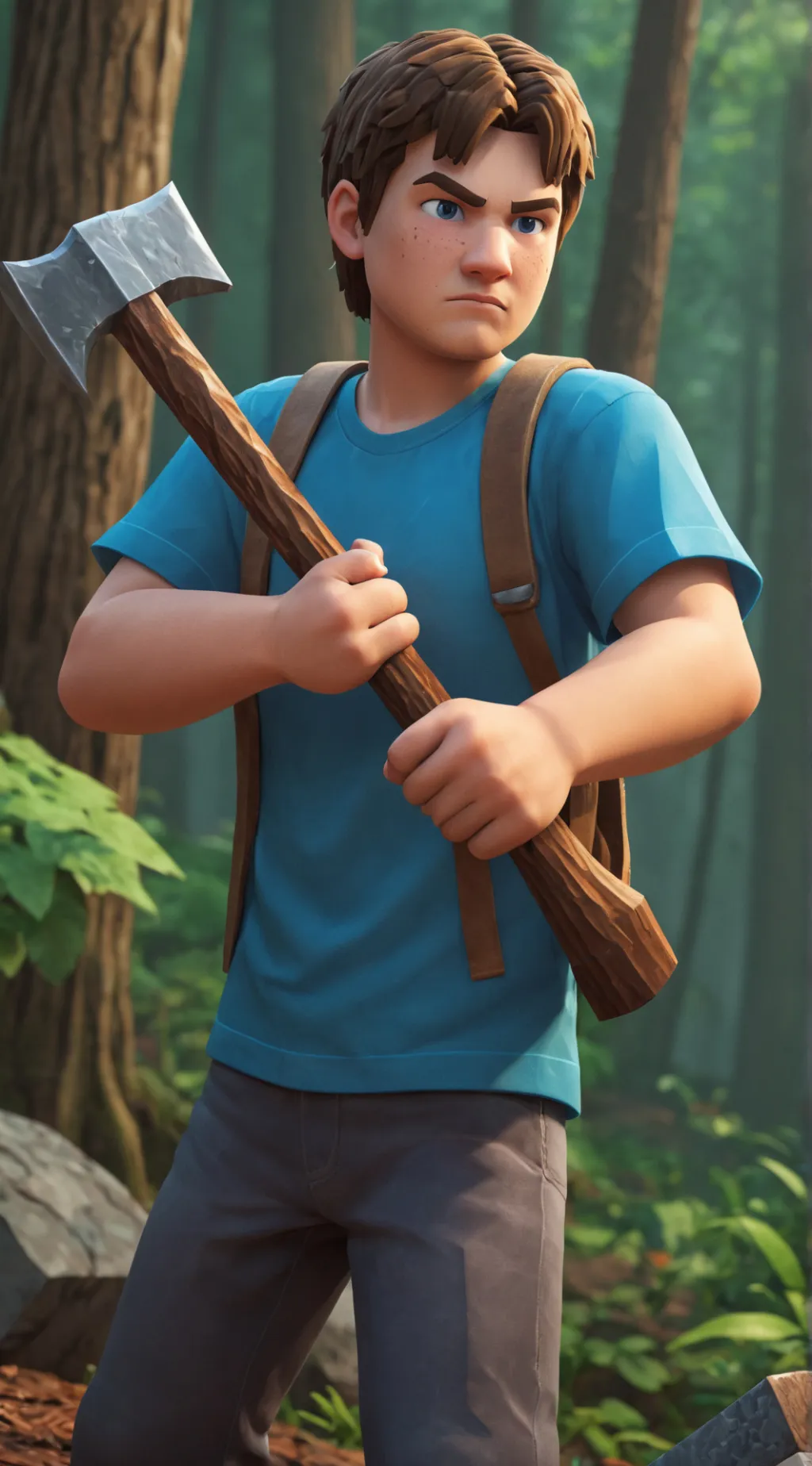 ai character: Steve background