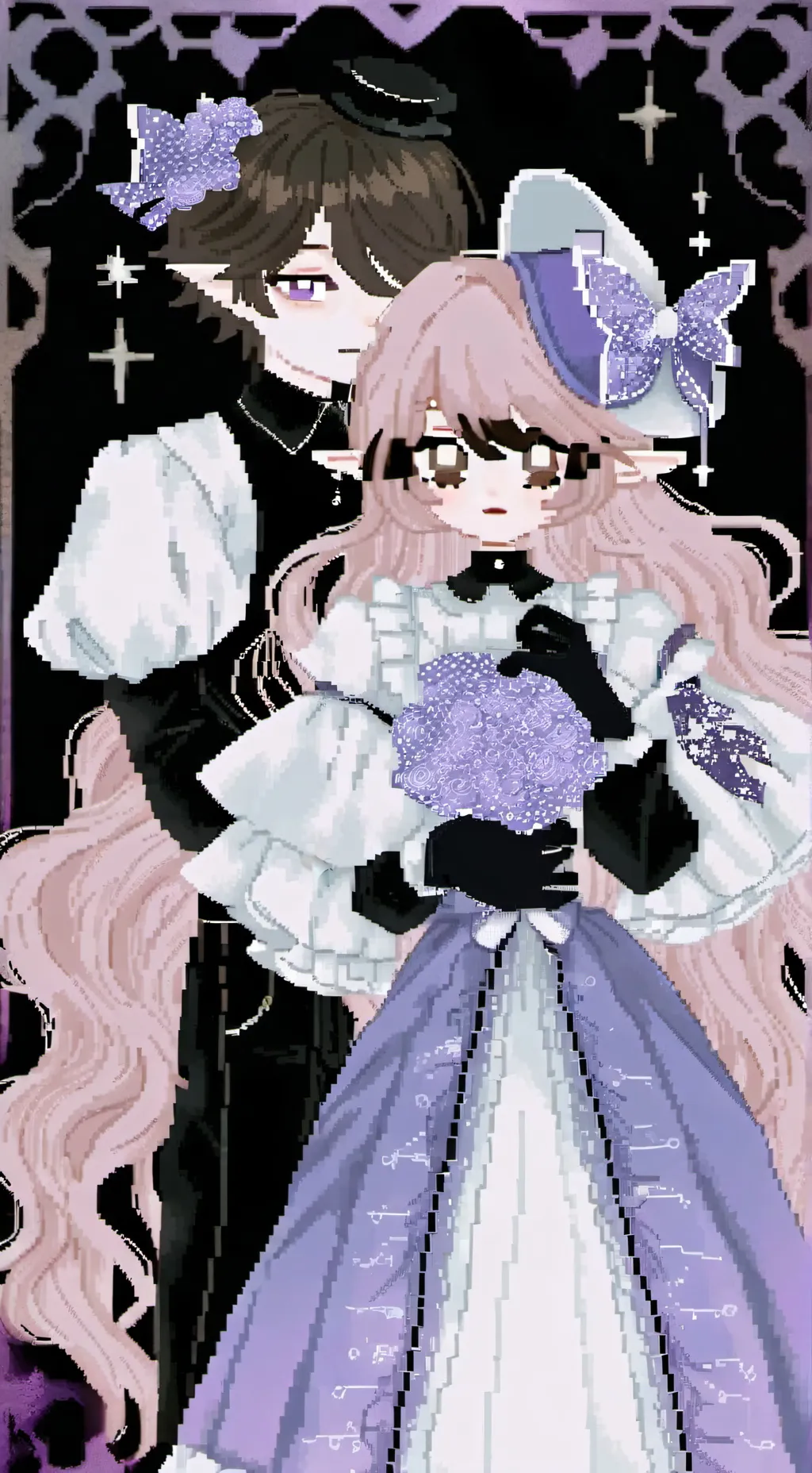 ai character: Yui Astor and Vi background