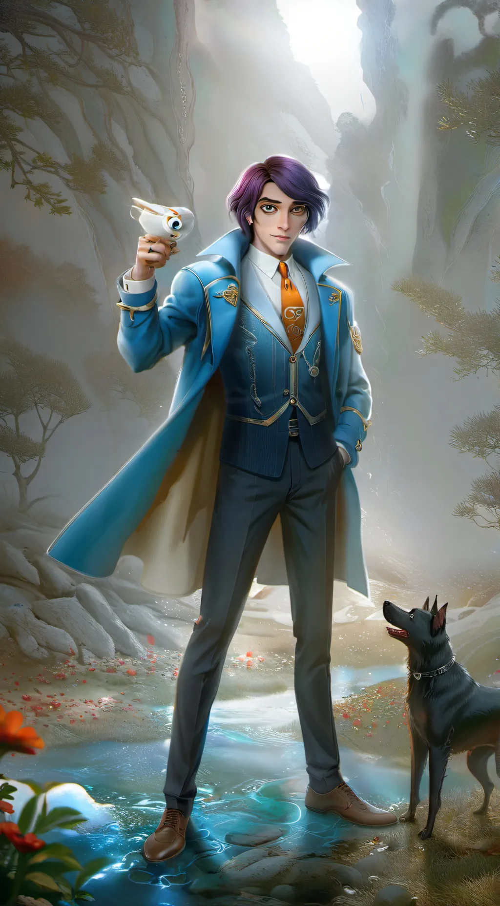ai character: Spies in disguise  background