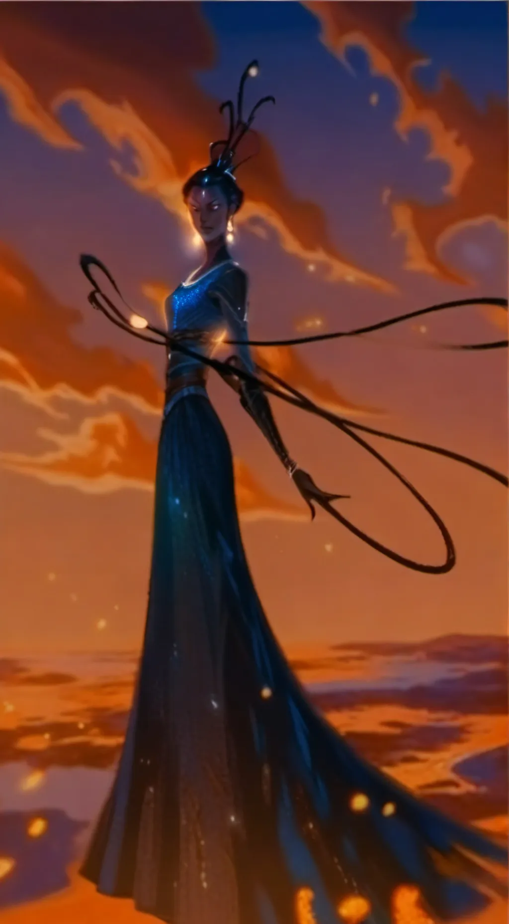ai character: Monarca idra background
