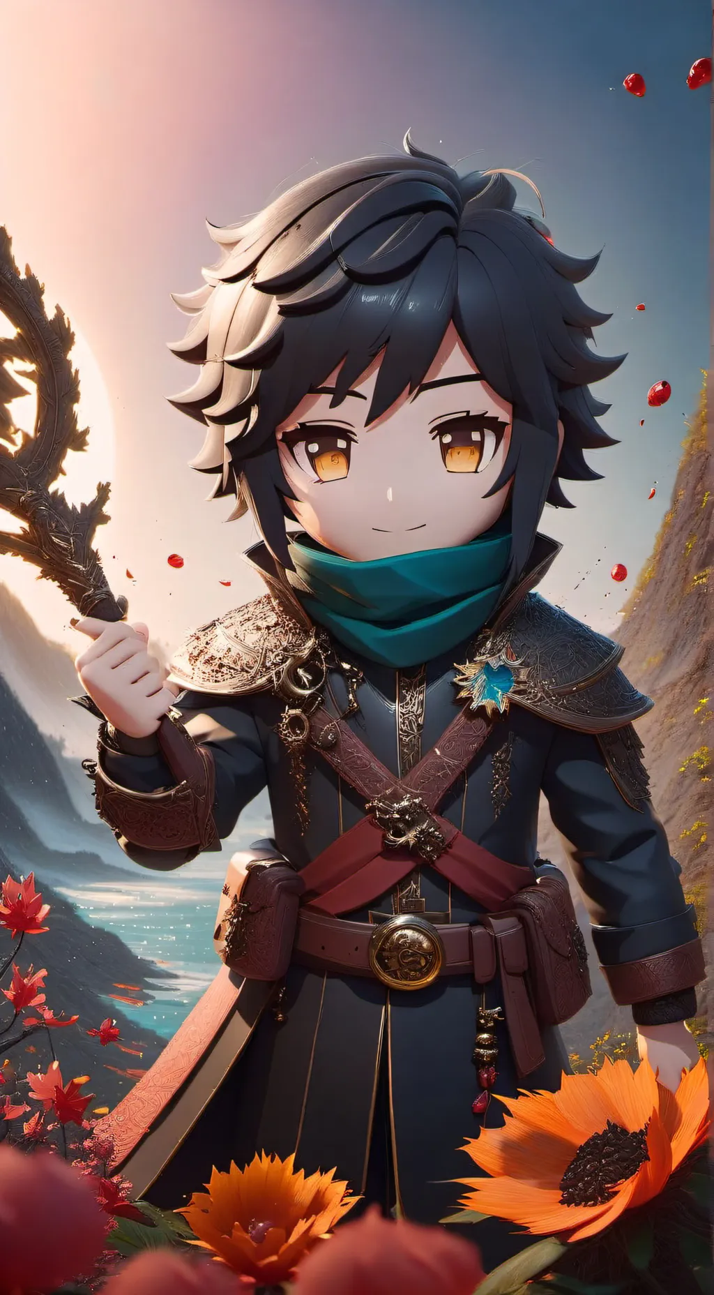 ai character: Юра background