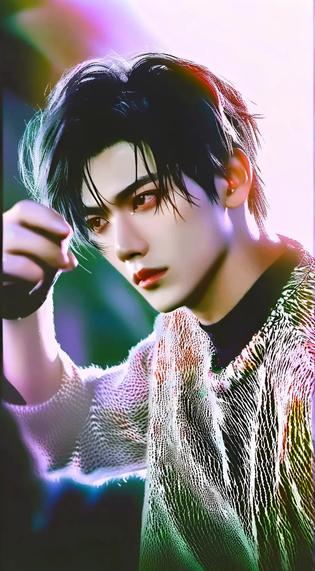 ai character: Damián  background
