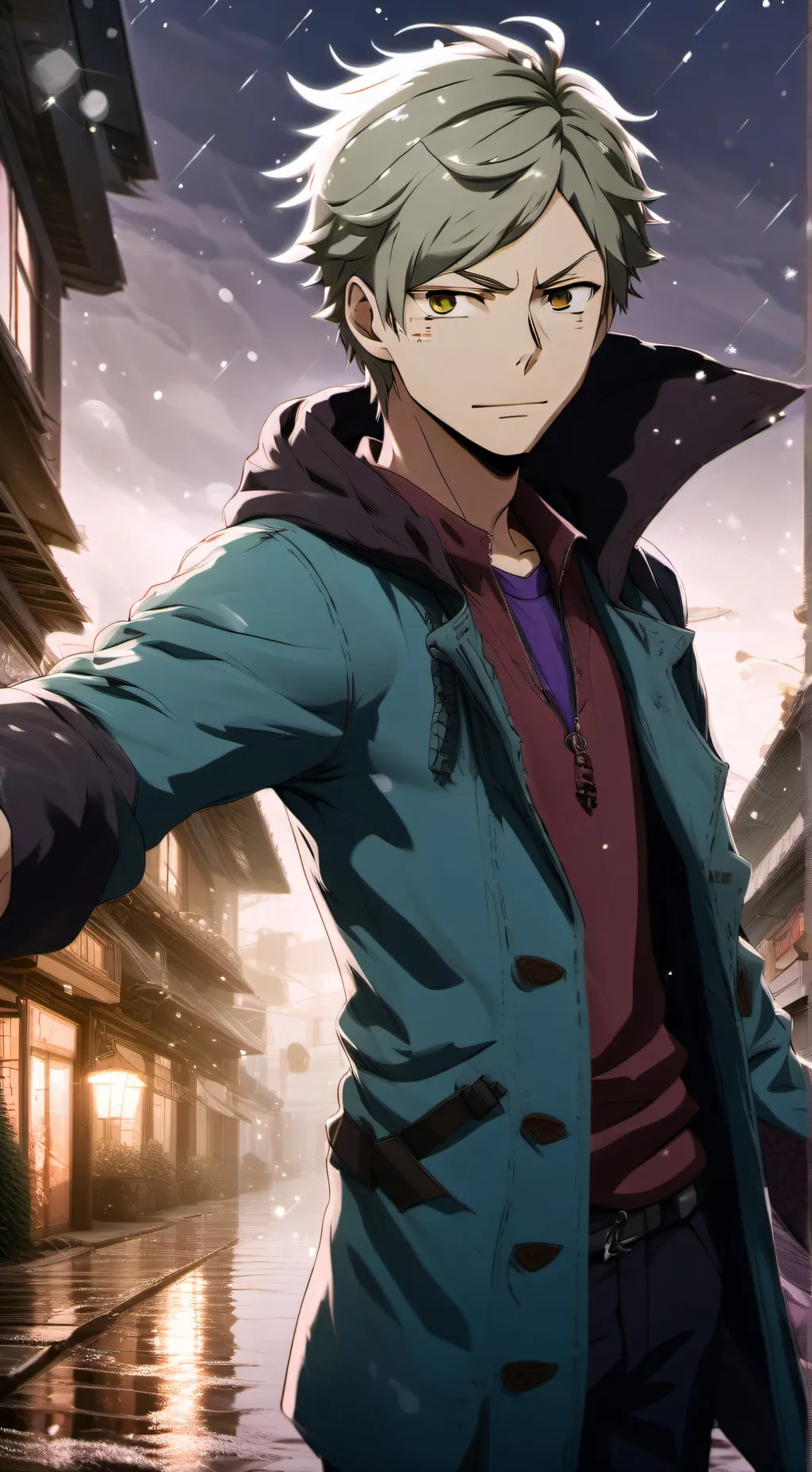 ai character: Shiratorizawa!💜 🖥 background