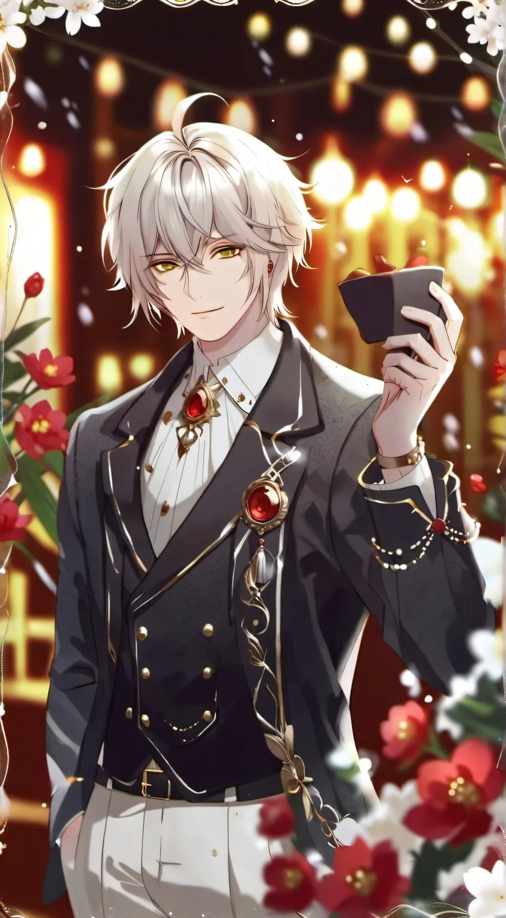 ai character: Glisten background